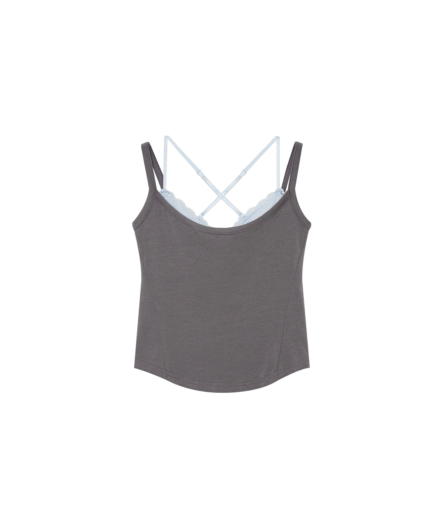 Nessa Lace Top Gray