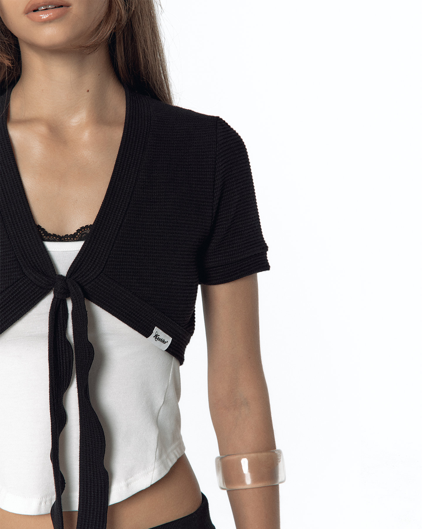 Front Tie Short Bolero