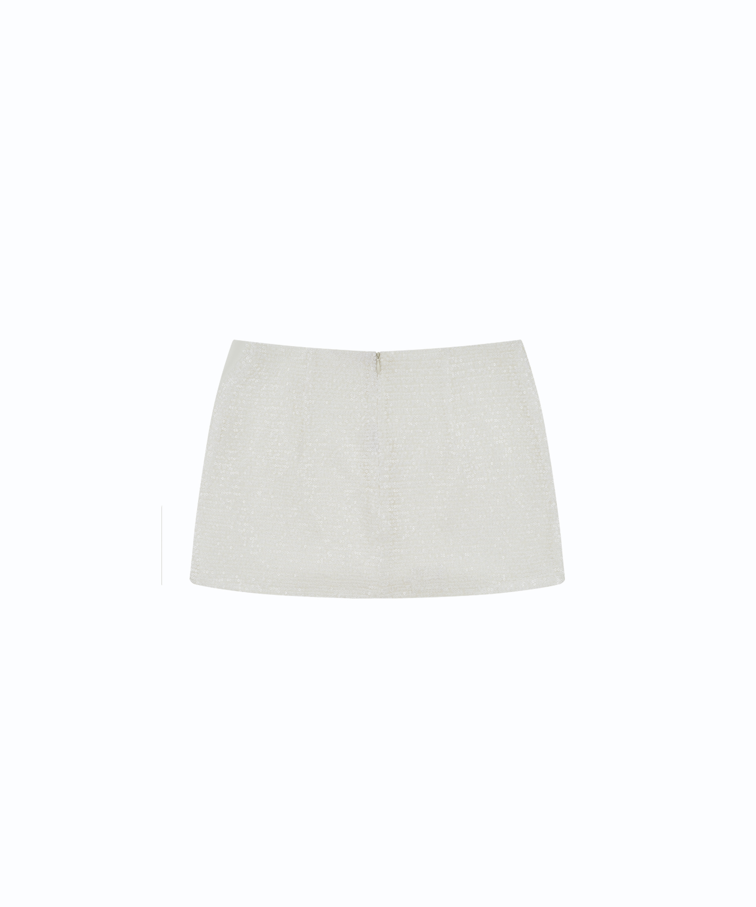 Spangle Mini Skirt White