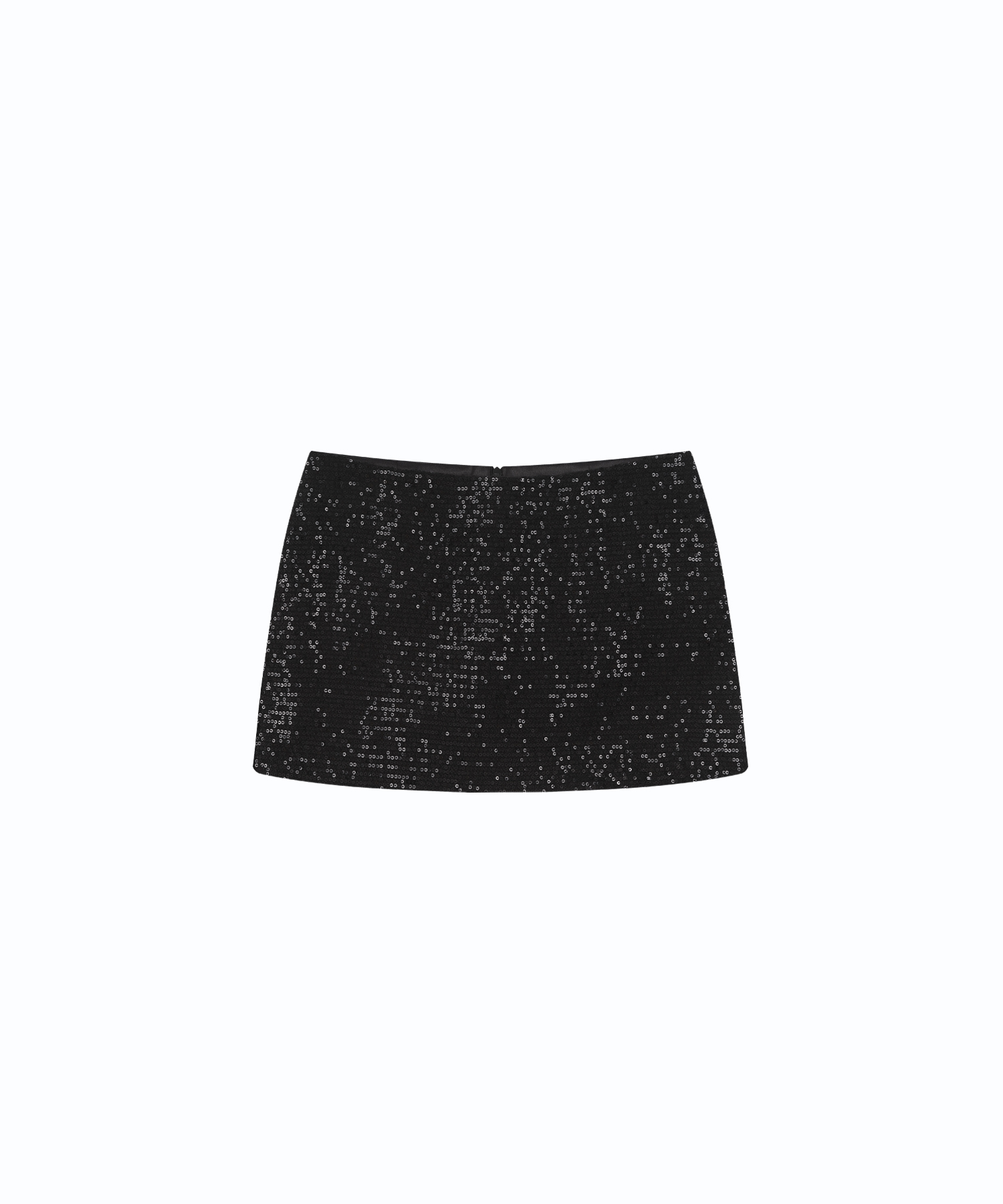 Spangle Mini Skirt Black