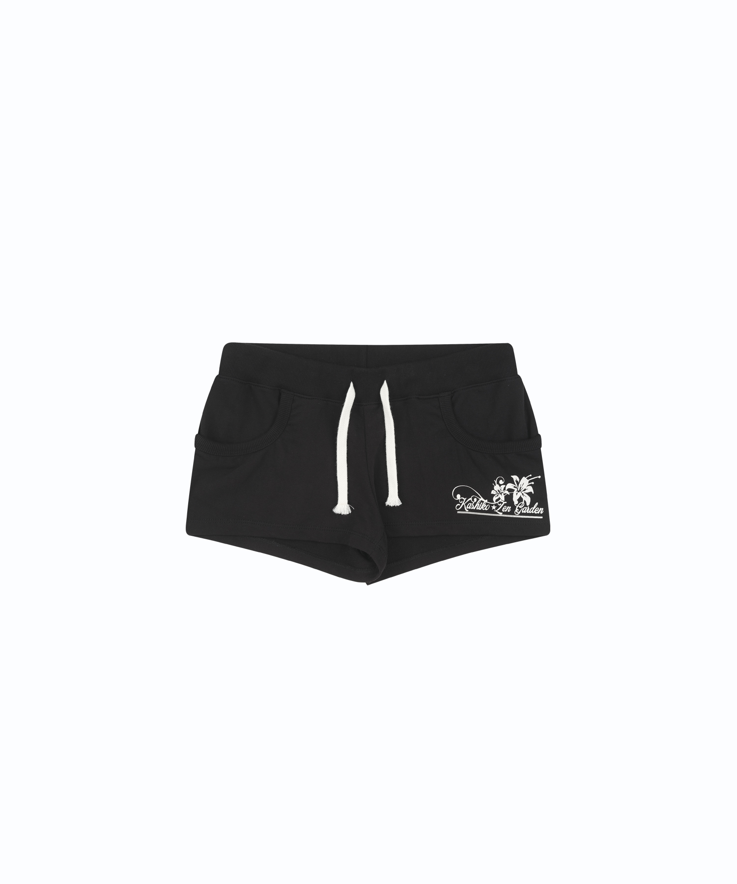 Bold Low-rise Shorts Black