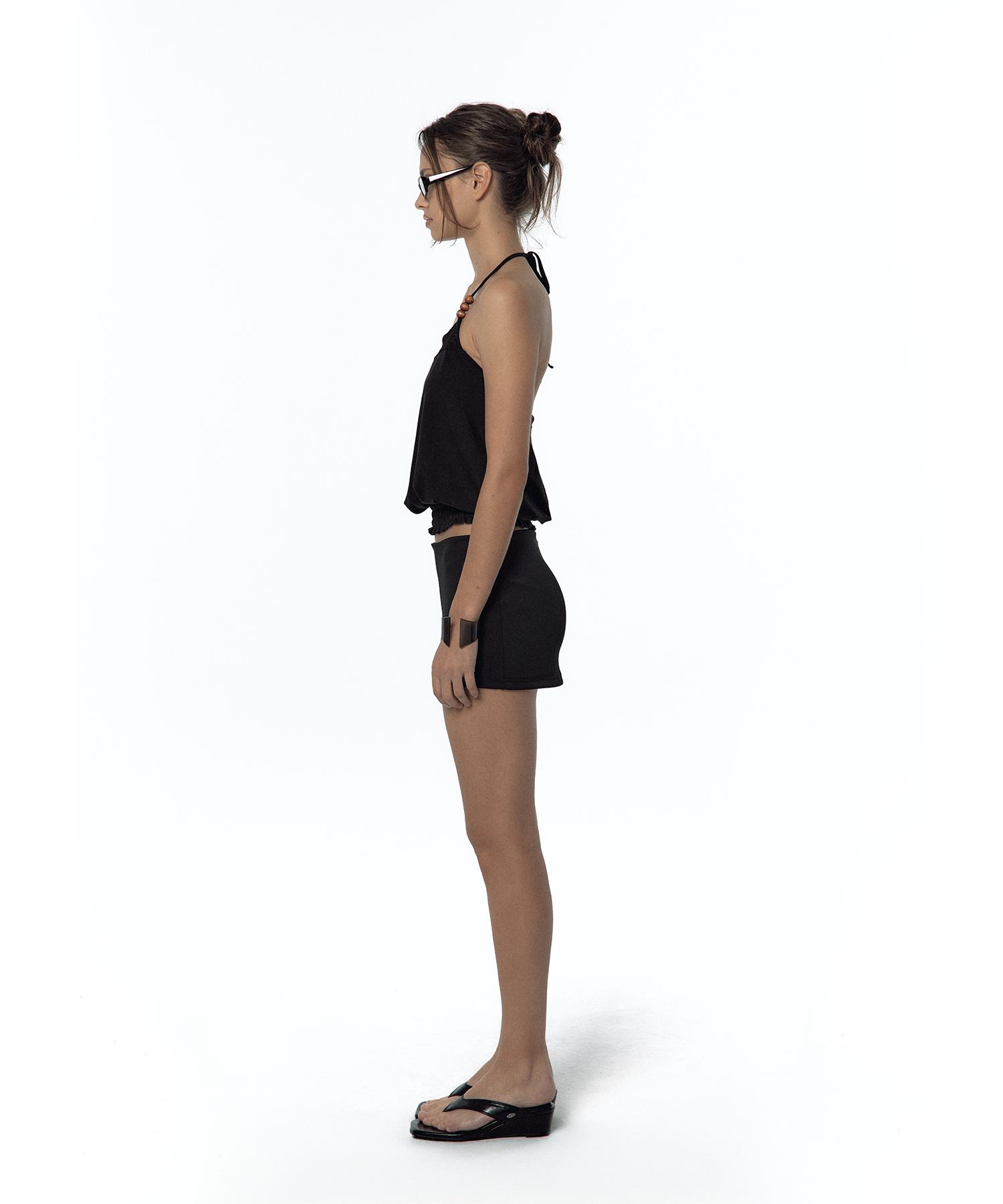 Lily Mini Skirt Pants Black