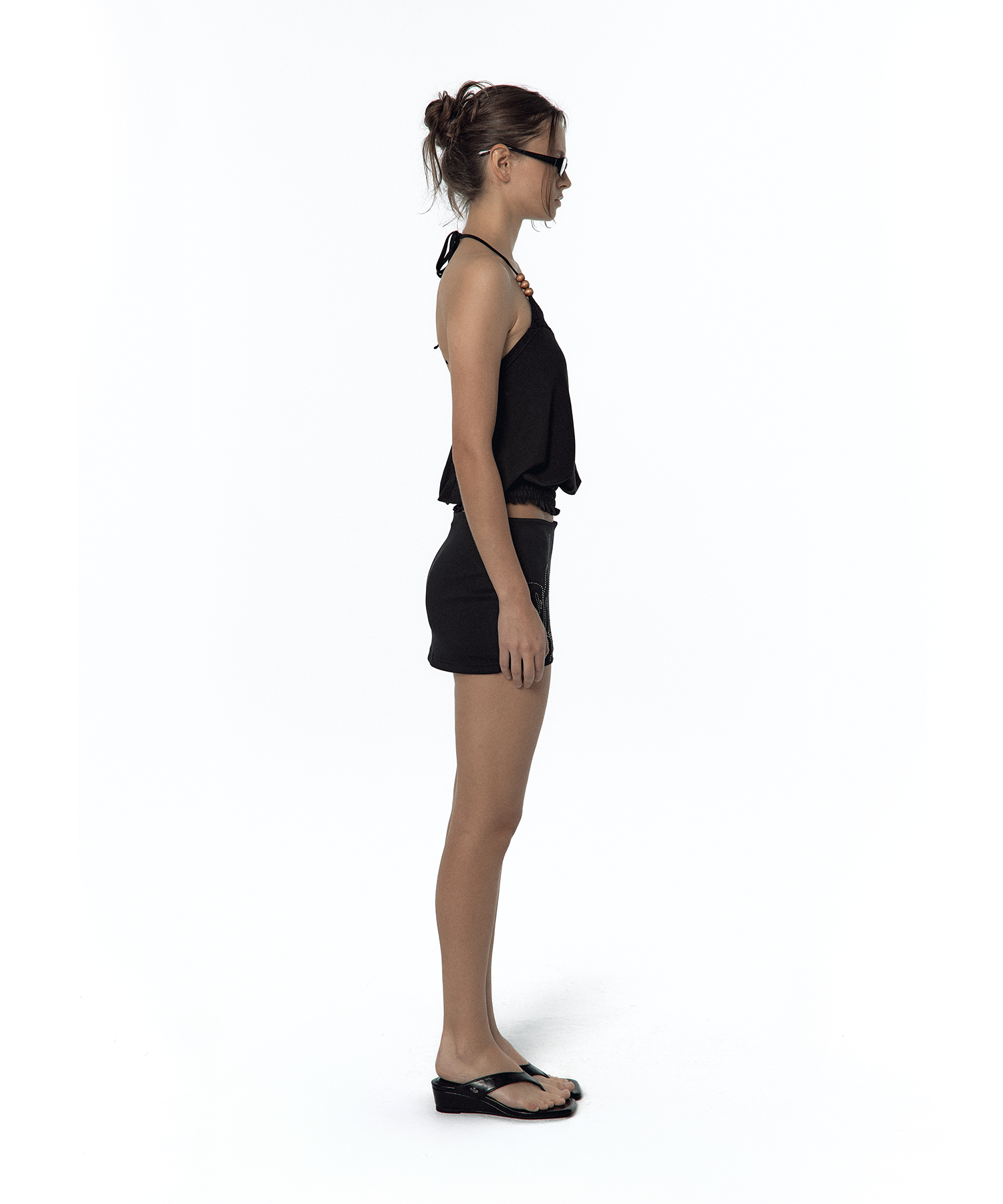 Lily Mini Skirt Pants Black