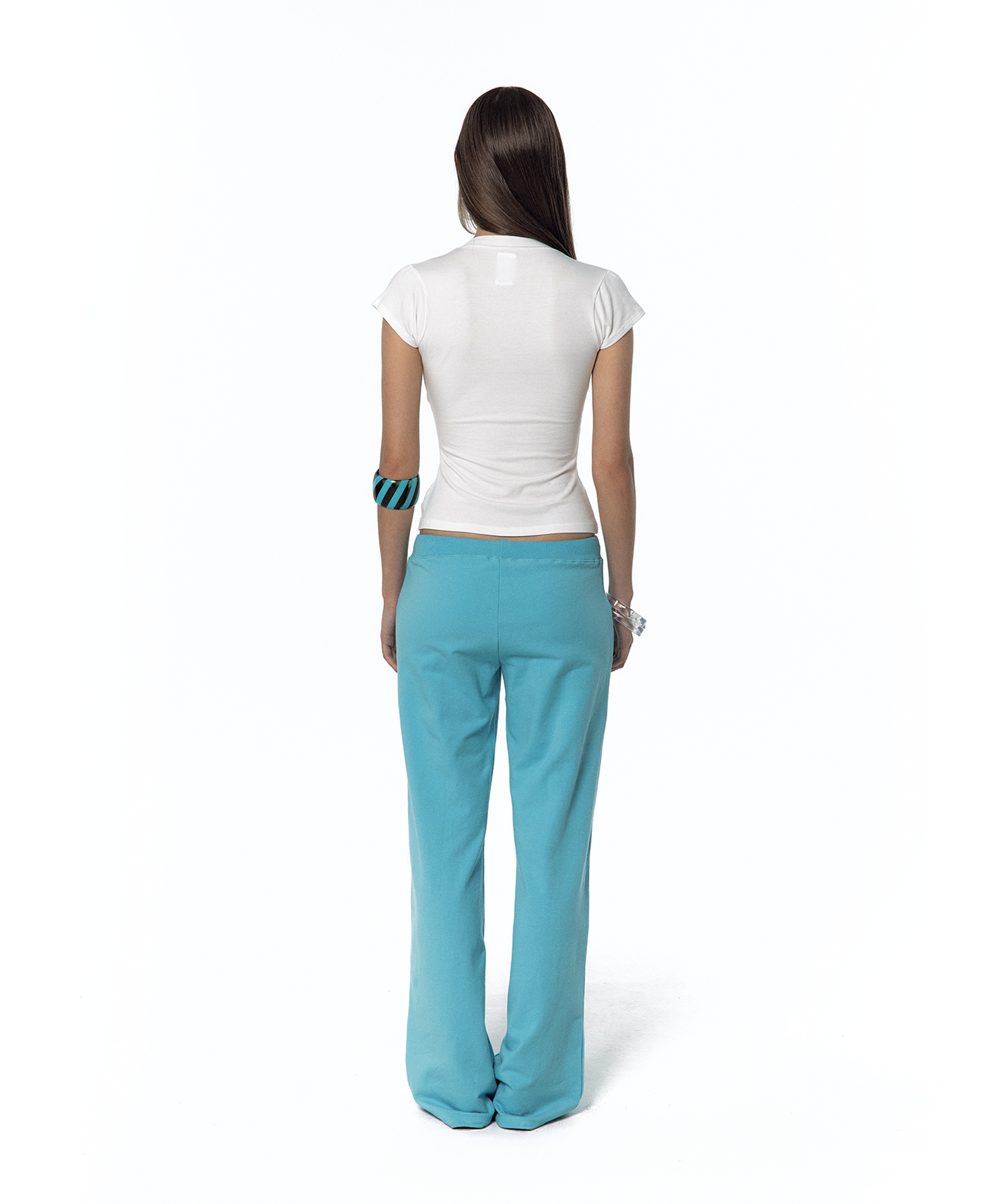 2000s Low-rise Track Pants Blue