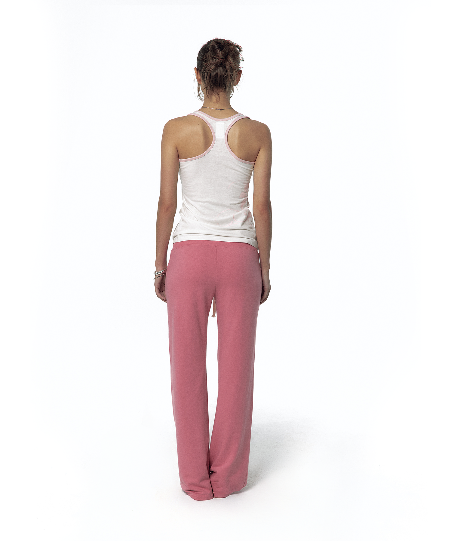 2000s Low-rise Track Pants Pink