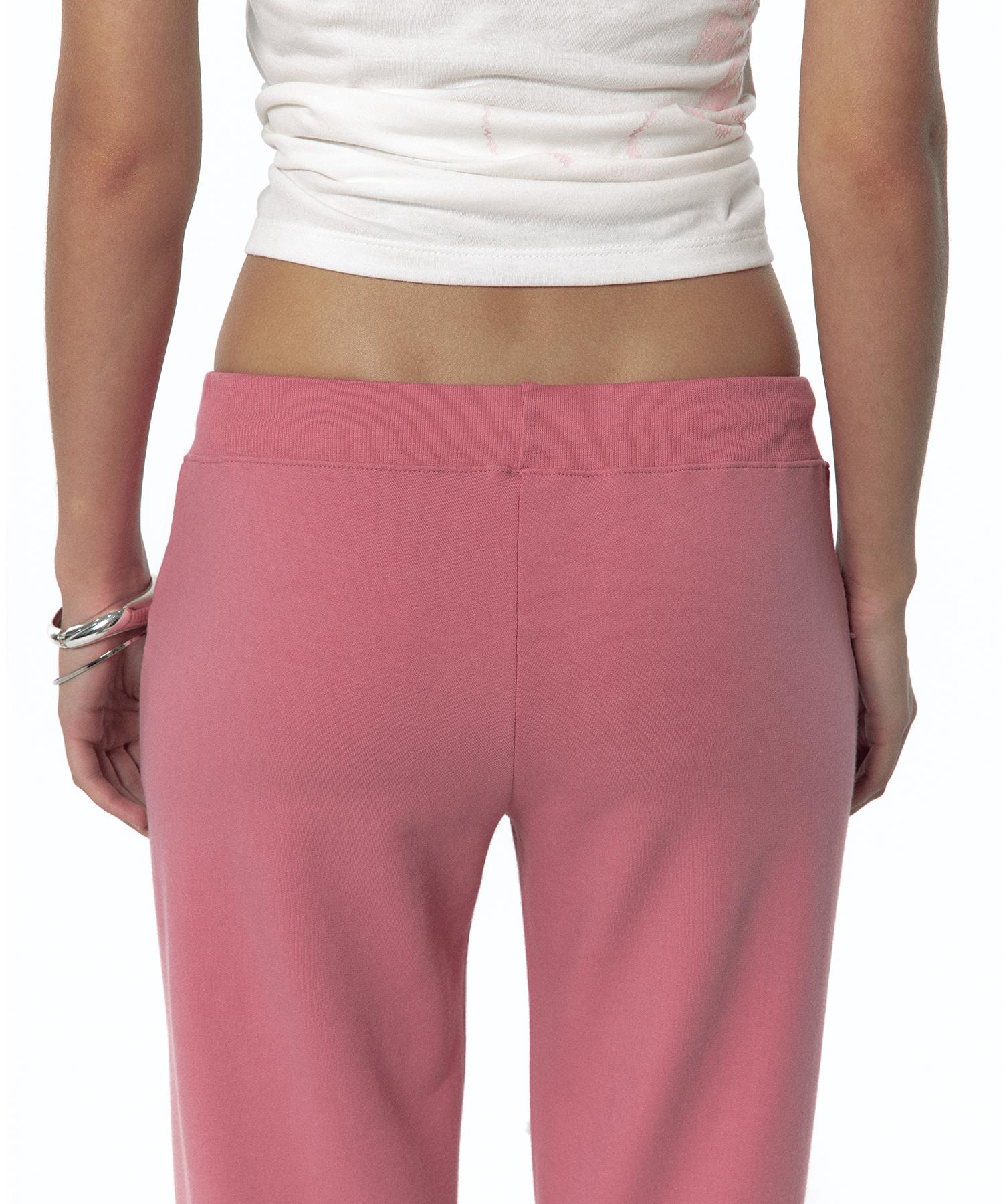 2000s Low-rise Track Pants Pink