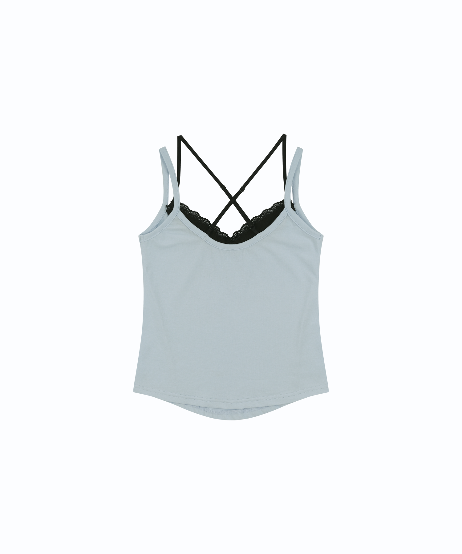 Nessa Lace Top Skyblue-Black