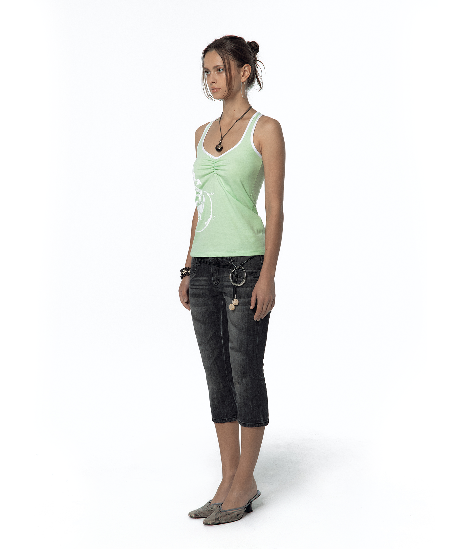 Lily Racerback Top Lime