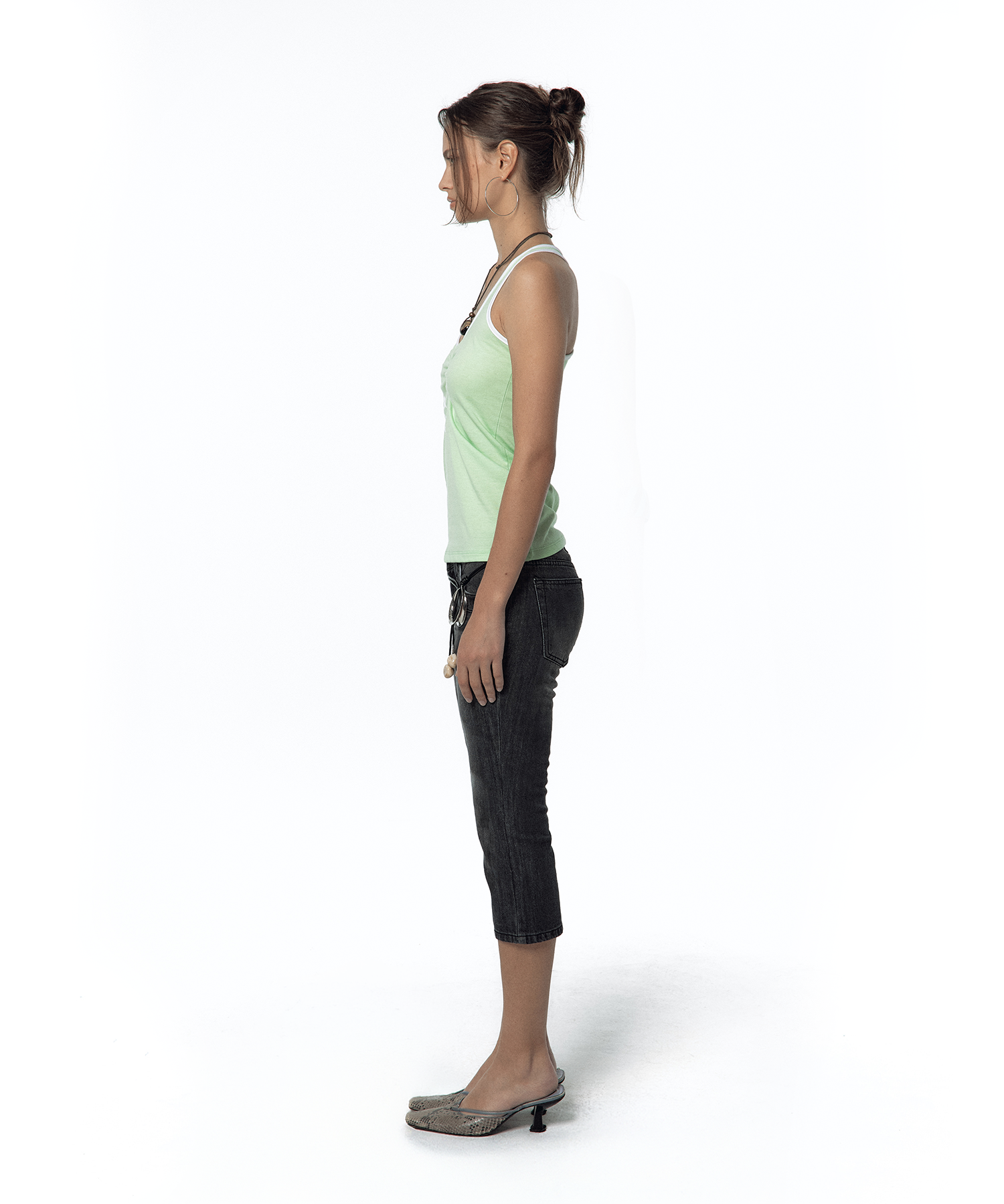 Lily Racerback Top Lime