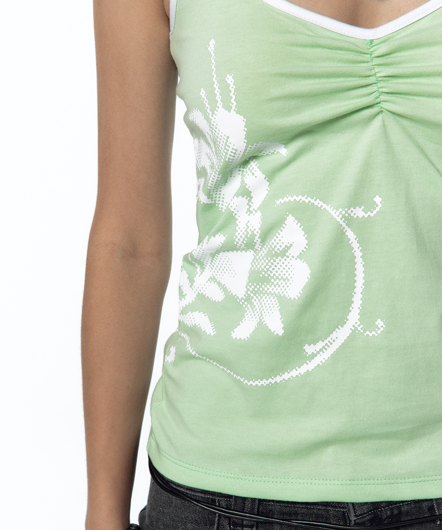 Lily Racerback Top Lime