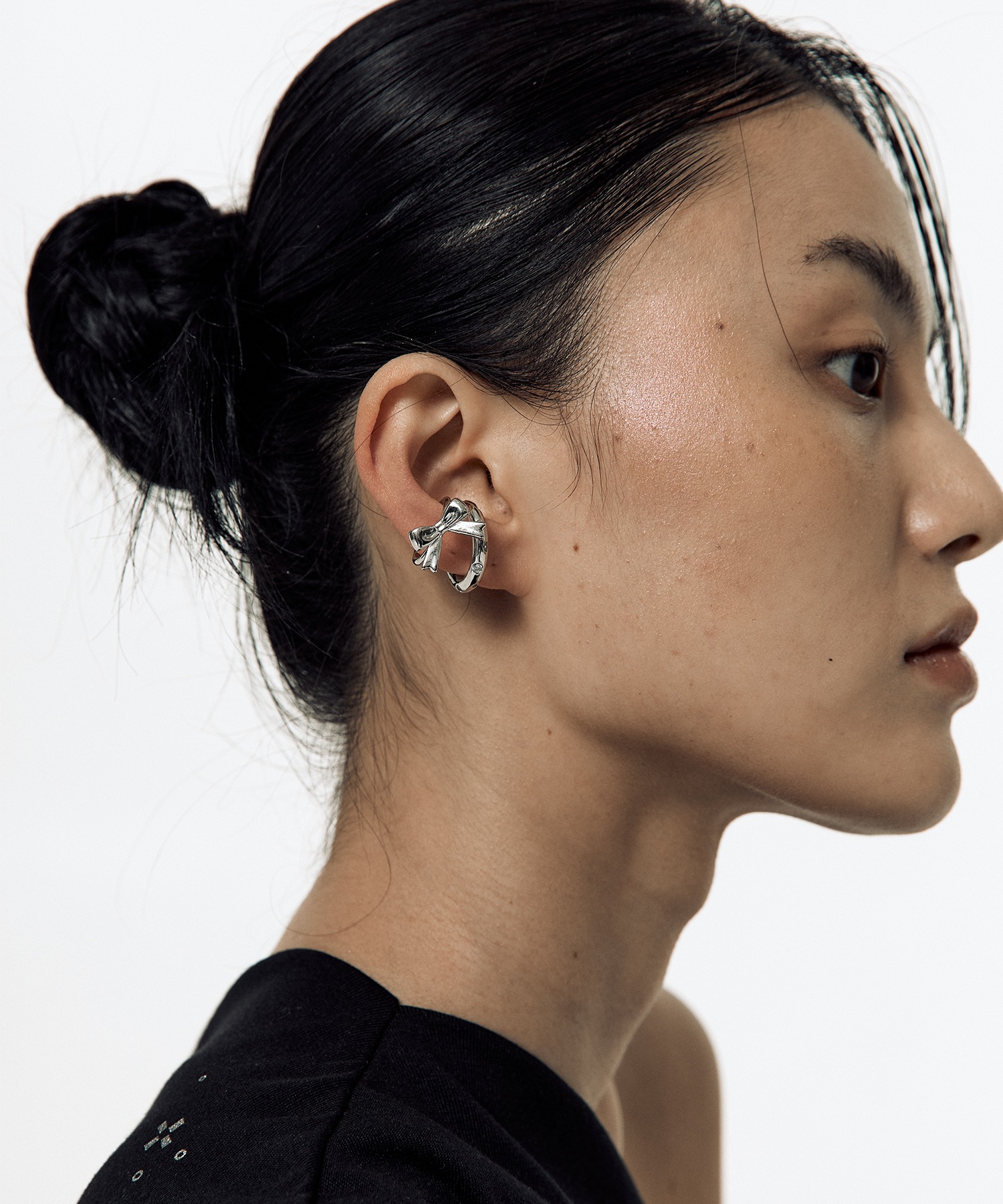 Big Ribbon Shooting Star Ear Cuff Set