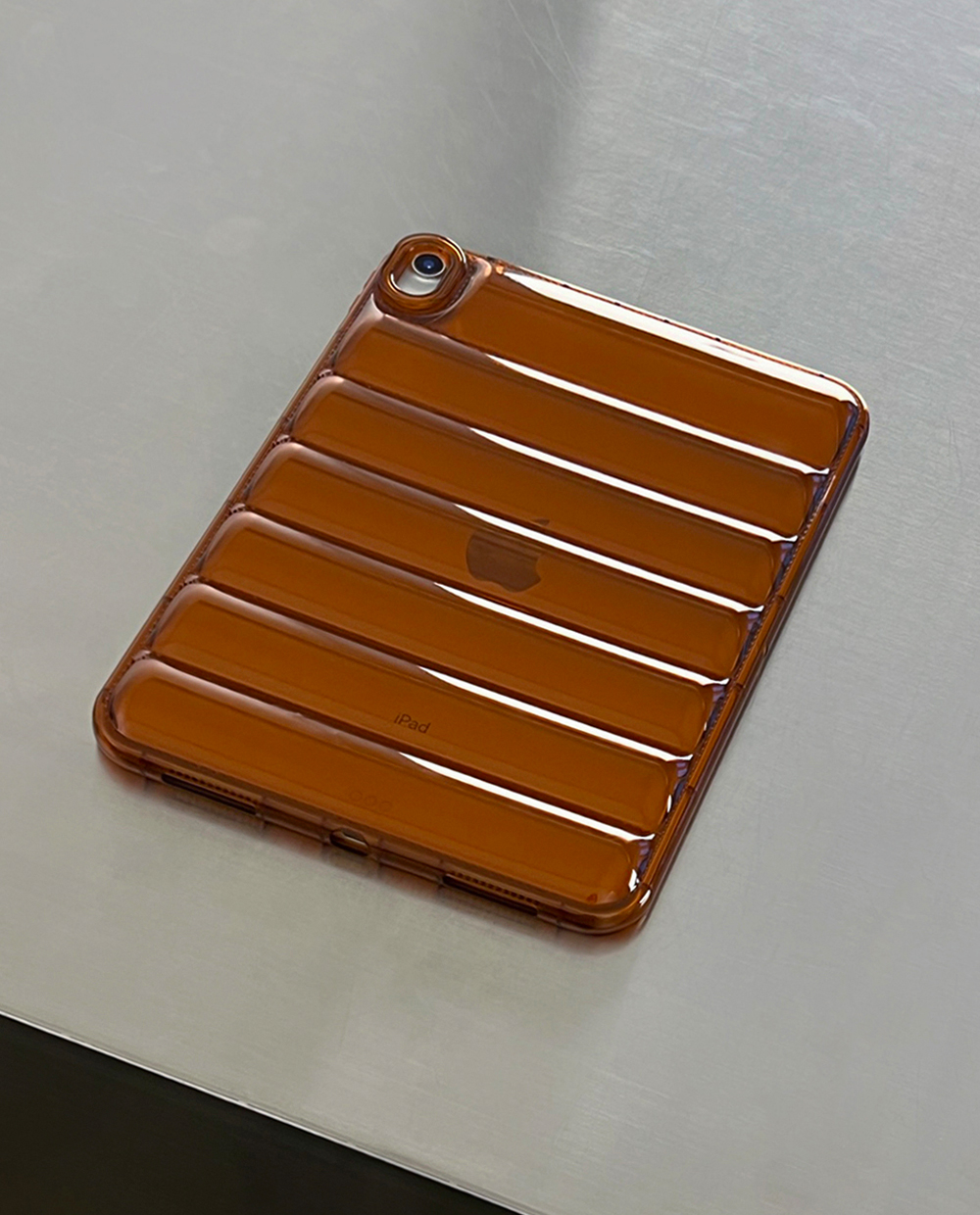 iPad jelly case (Brown)