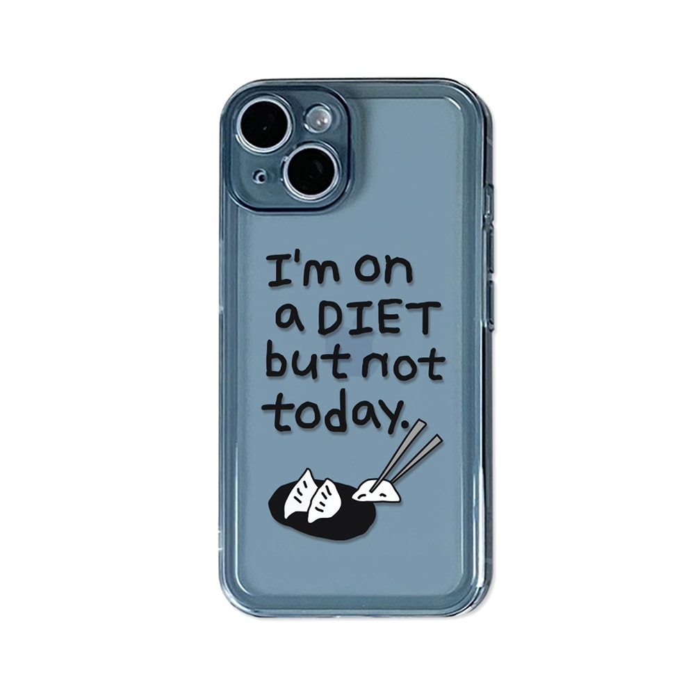 Diet jelly case (Blue / Black font)