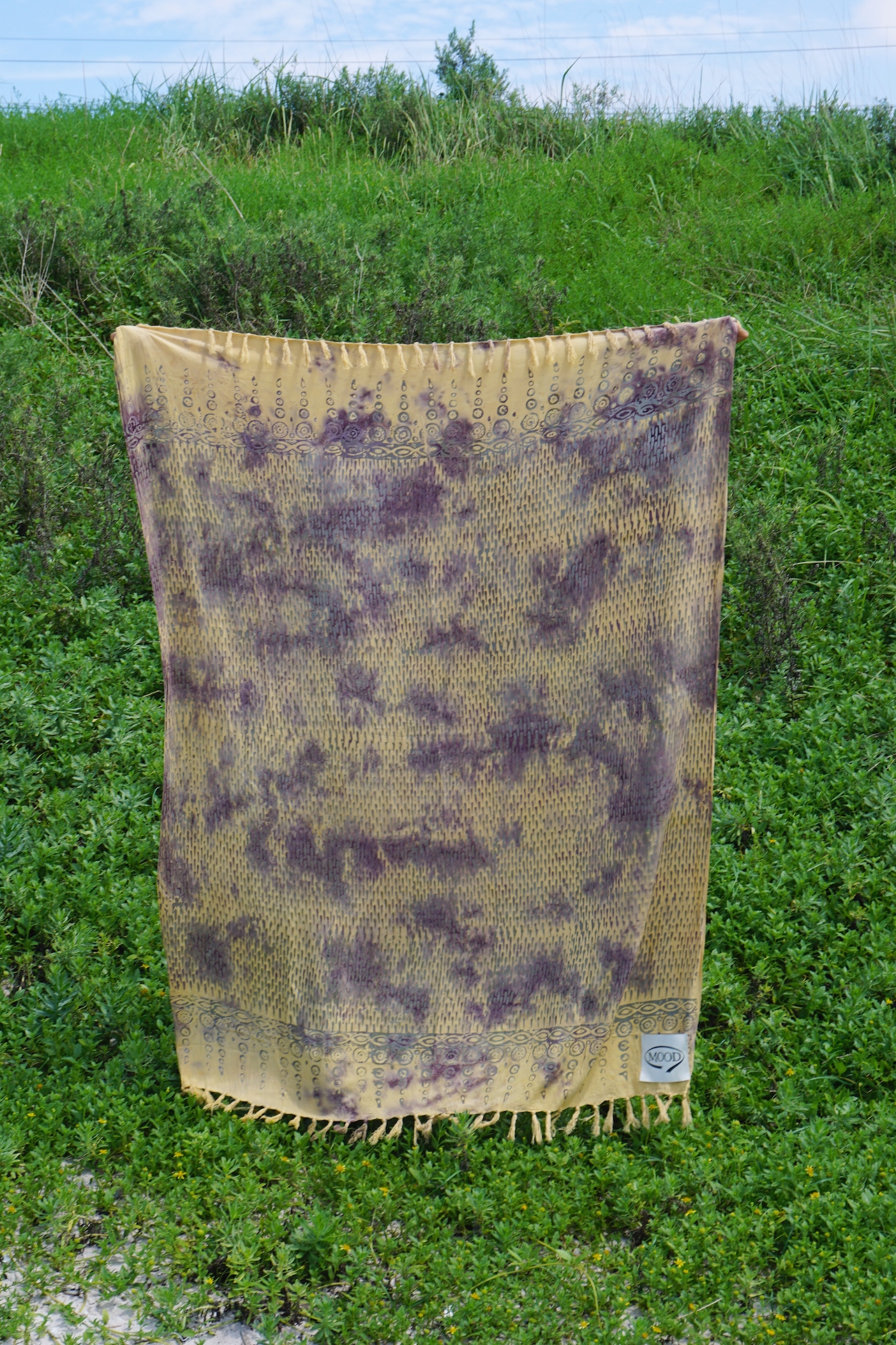 (2차 RE-ORDER)MOOD SARONG - TIE-DYE YELLOW