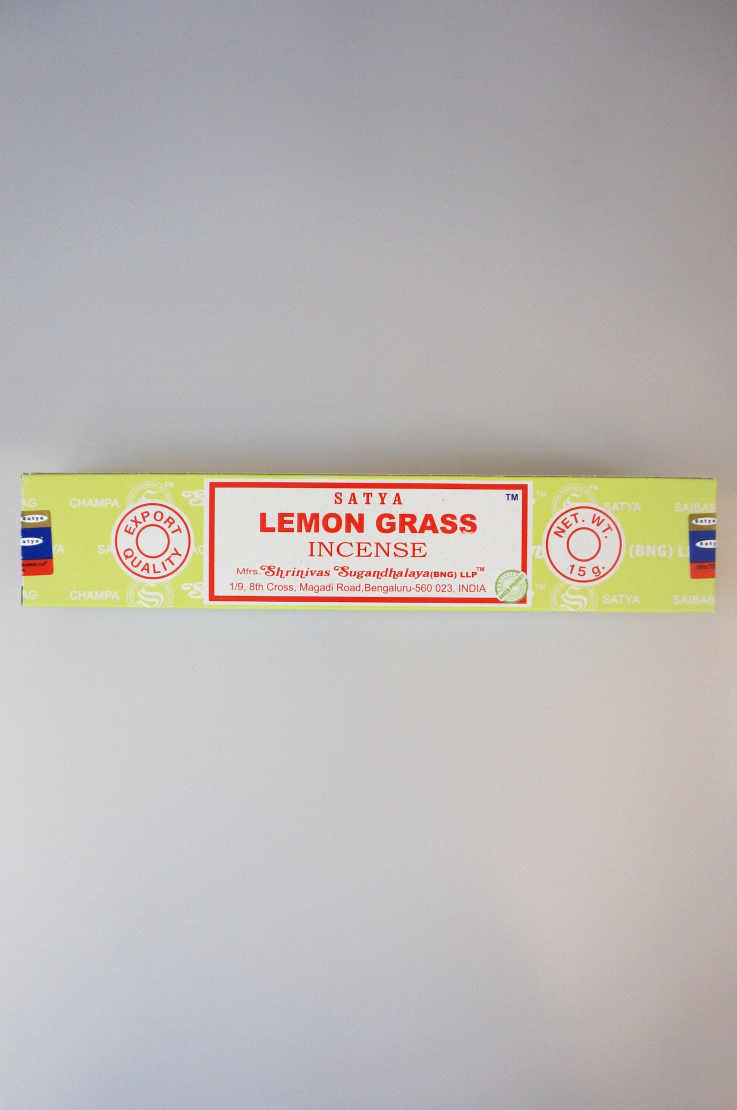 SATYA LEMONGLASS 15G