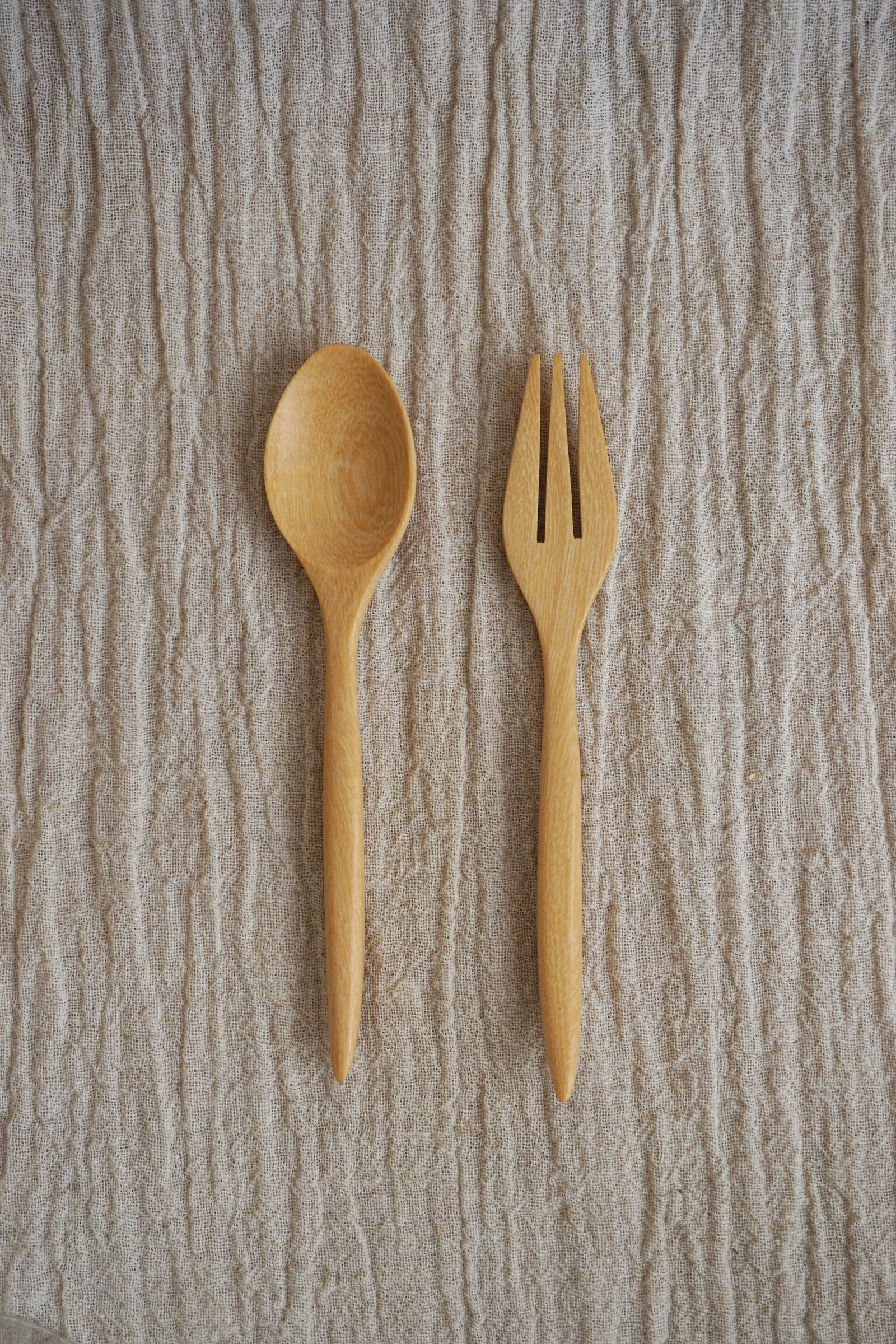 MINI ACASIA SPOON & FORK