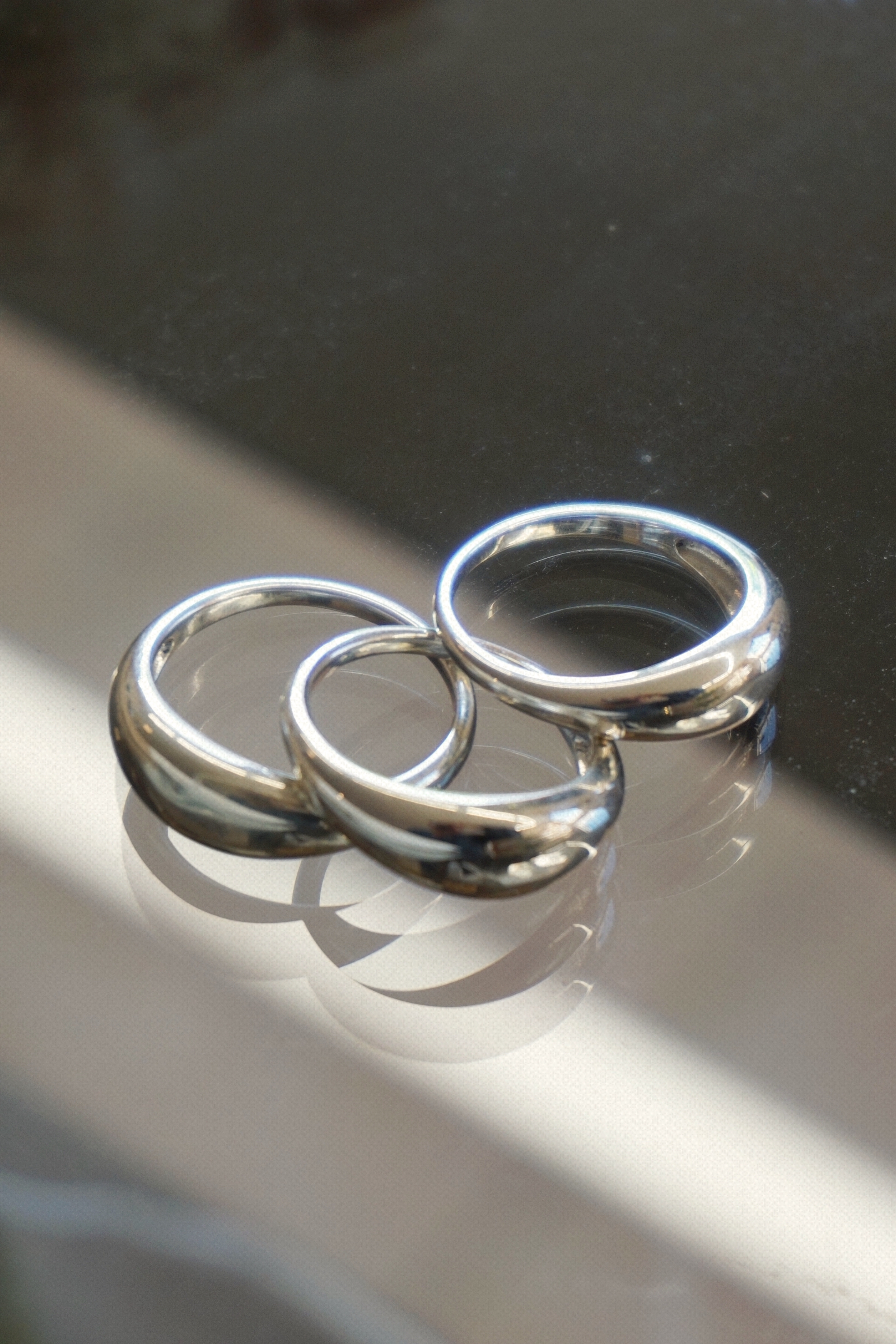 PLAIN BOLD SILVER RING