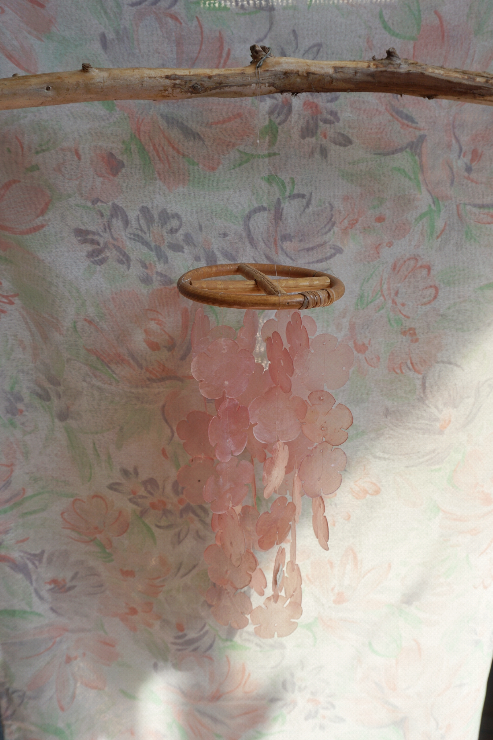 FLOWER SHELL MOBILE - PINK
