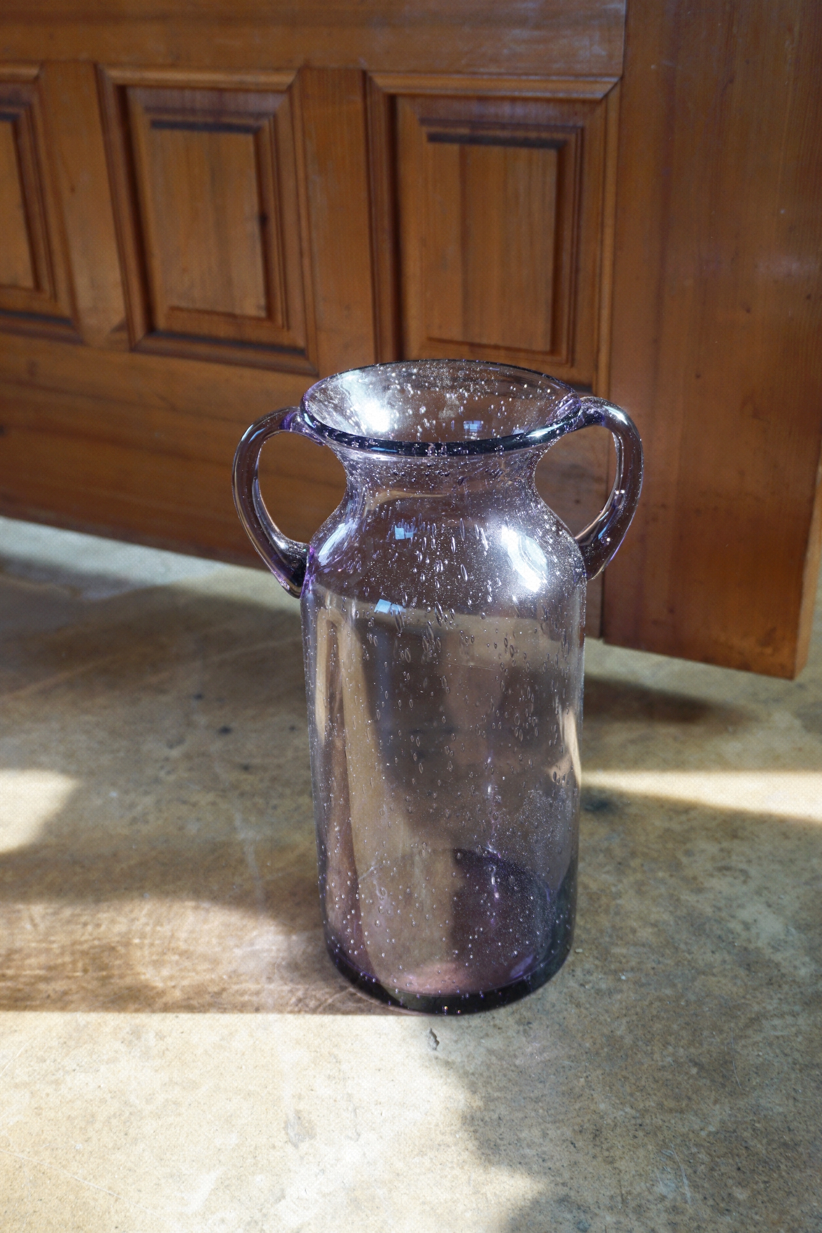 BUBBLE PURPLE VASE - LONG