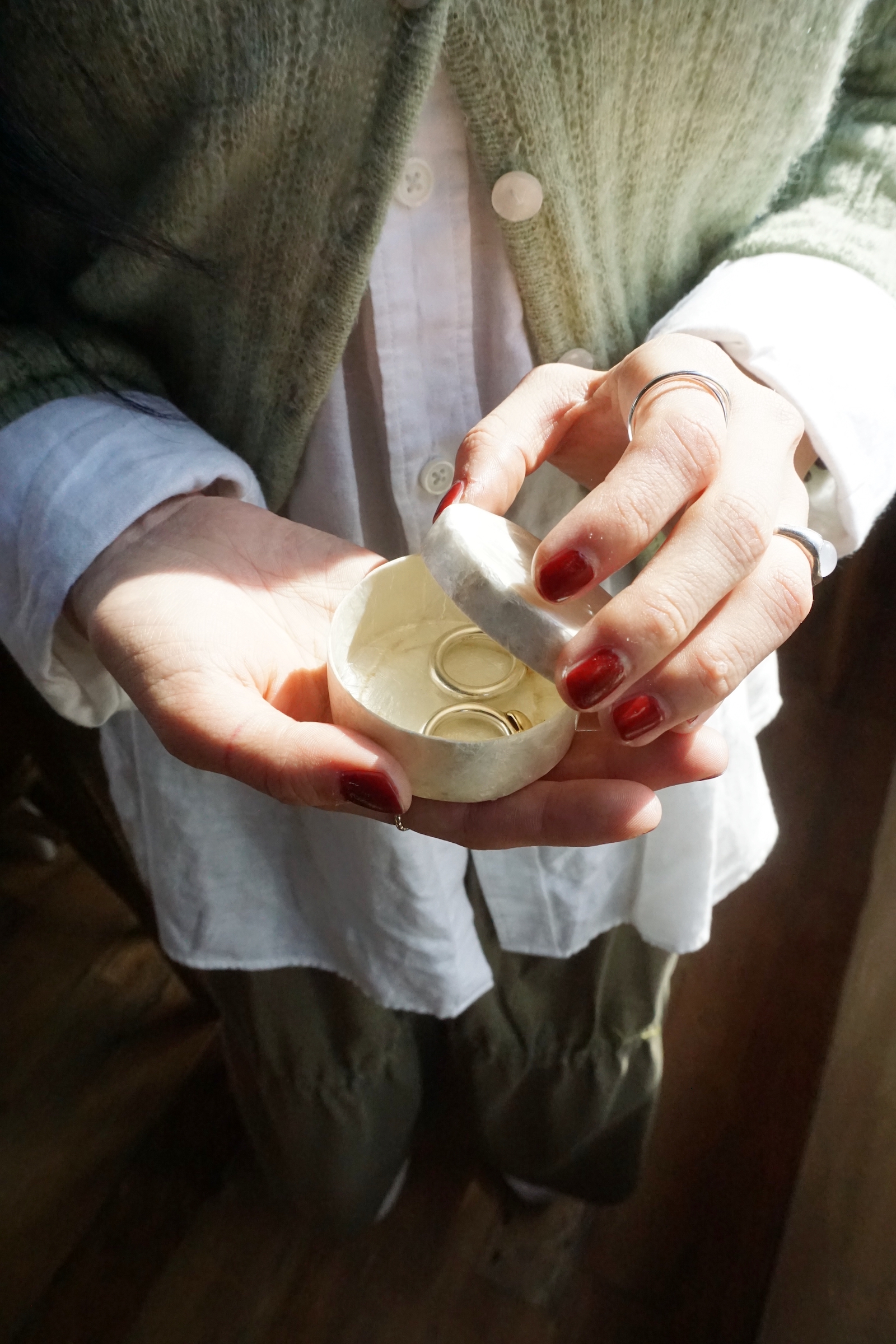 SHELL JEWELLERY BOX