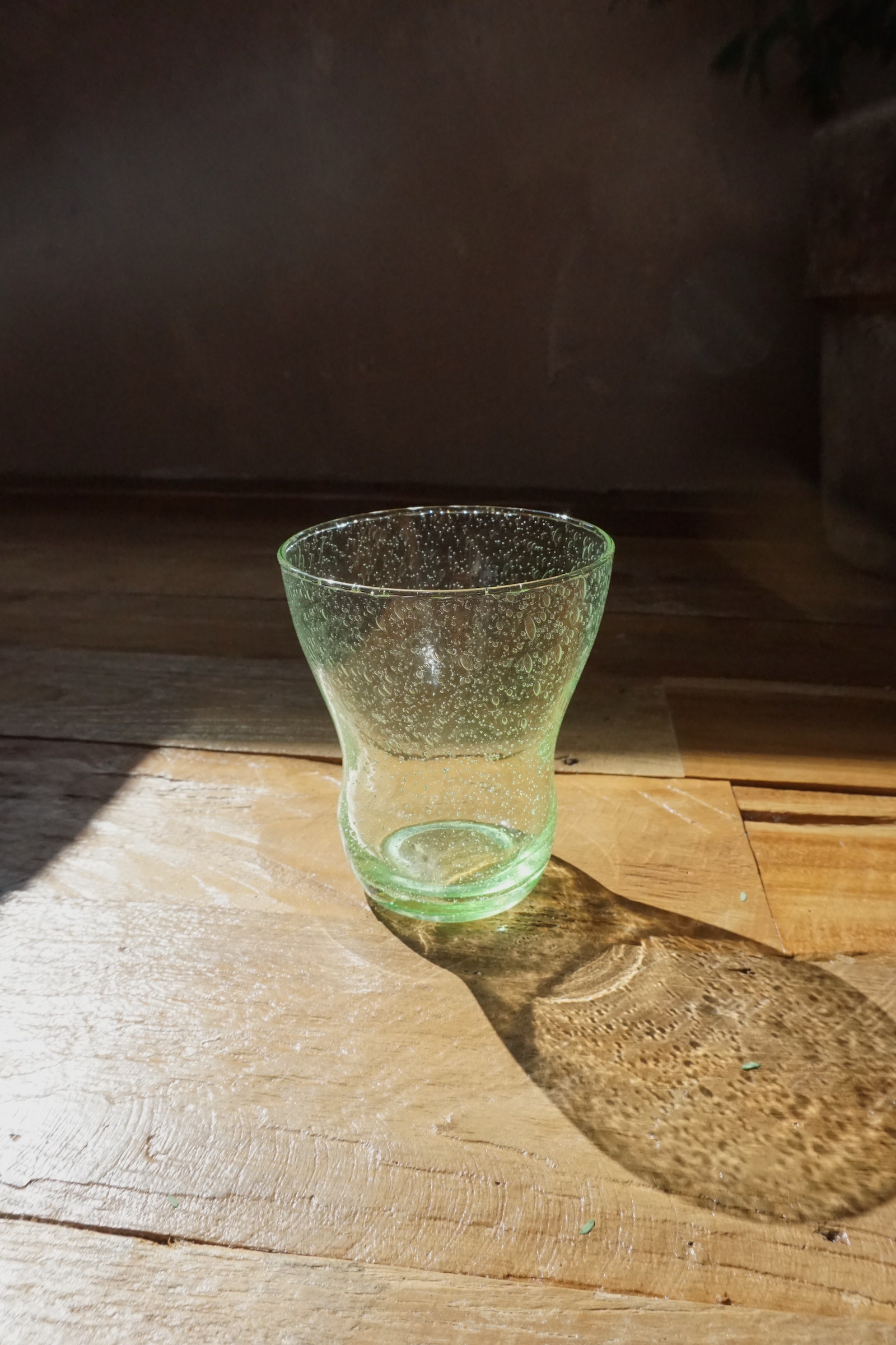 GREEN BUBLLE GLASS ( CM.53 )