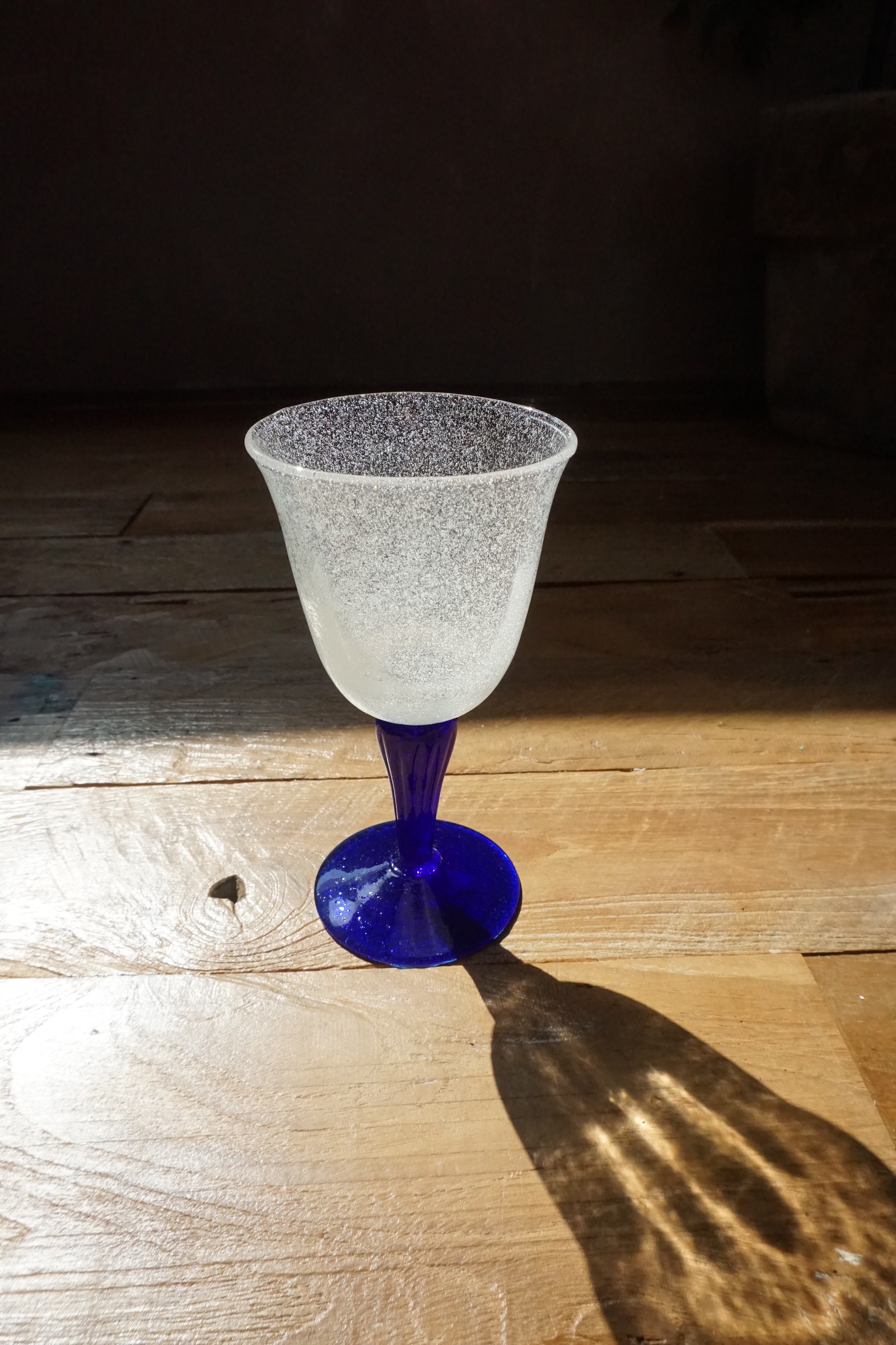 DEEP BLUE BUBBLE GOBLET ( CM.70 )