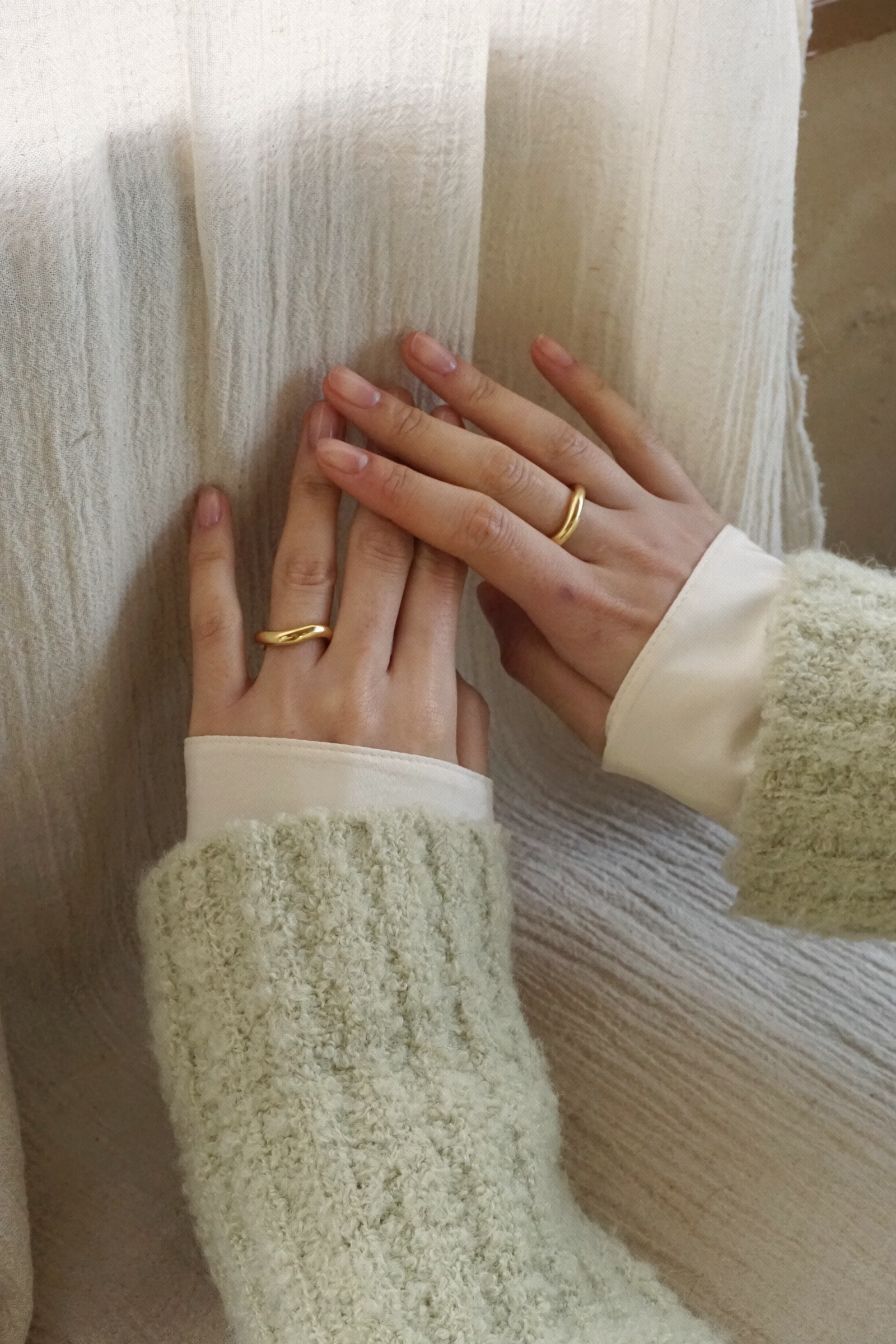WAVE GOLD RING