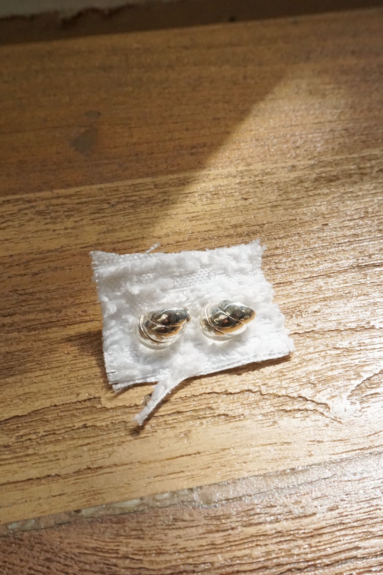 CROISSANT SILVER EARRINGS