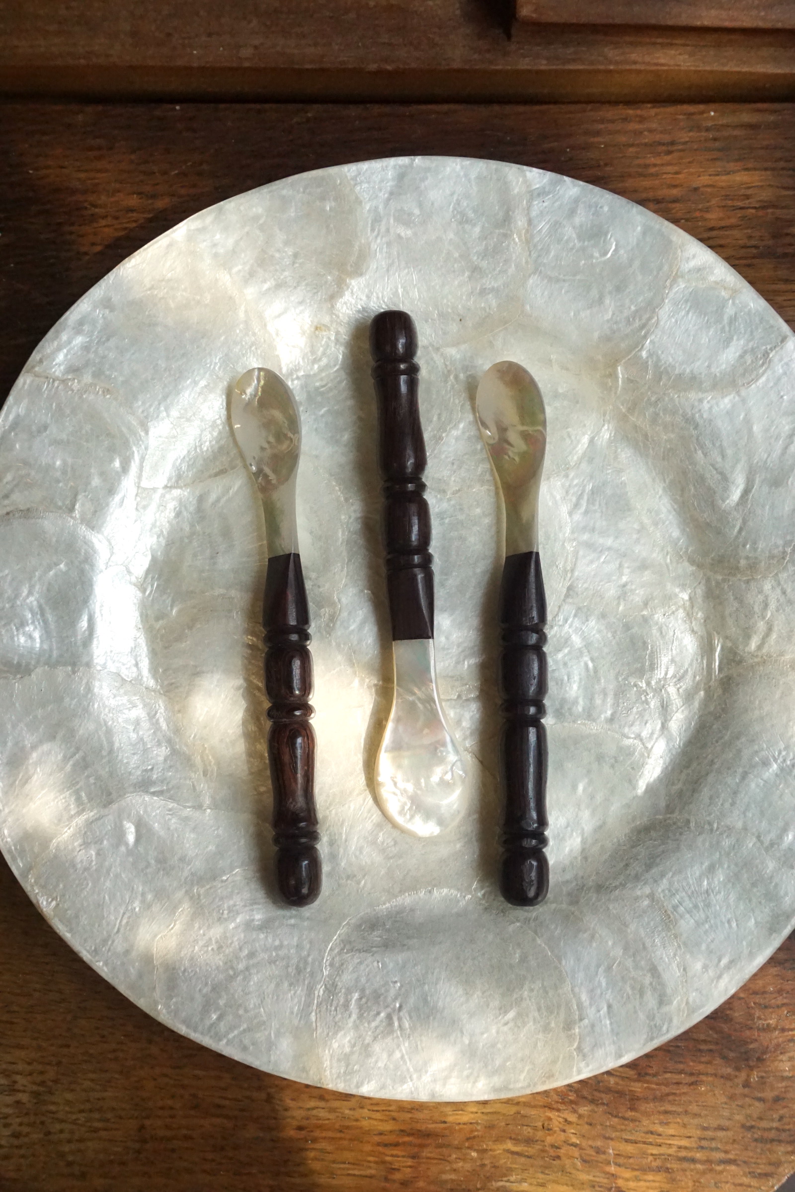 SHELL WOOD SPOON