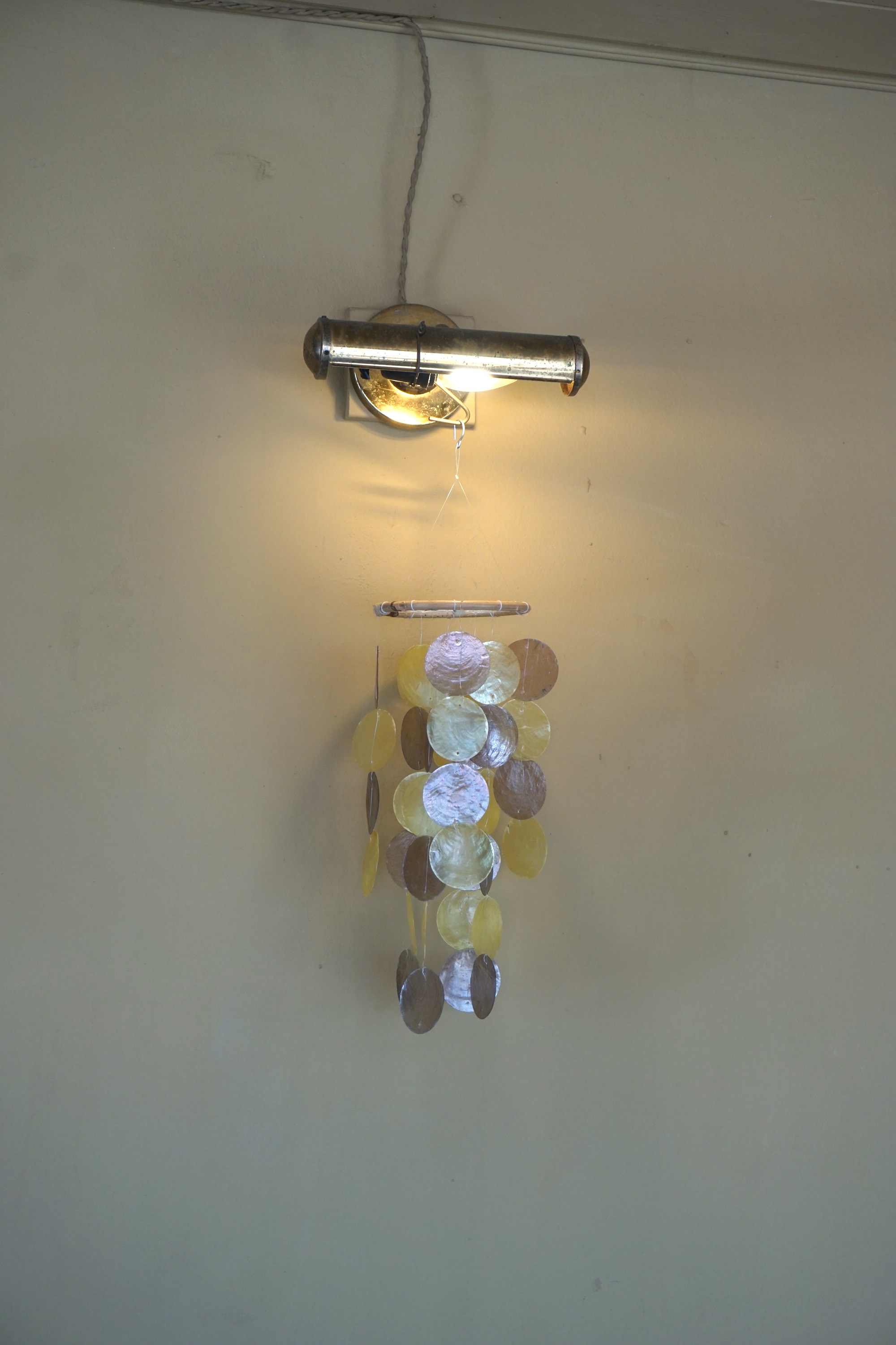 YELLOW AND BROWN SHELL MOBILE