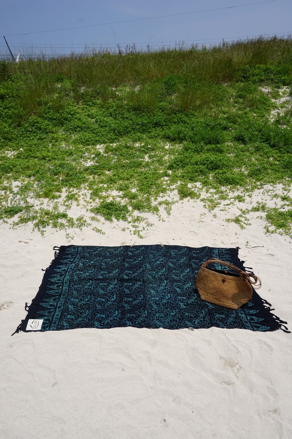 MOOD SARONG - BLACK LIZARD (B품)