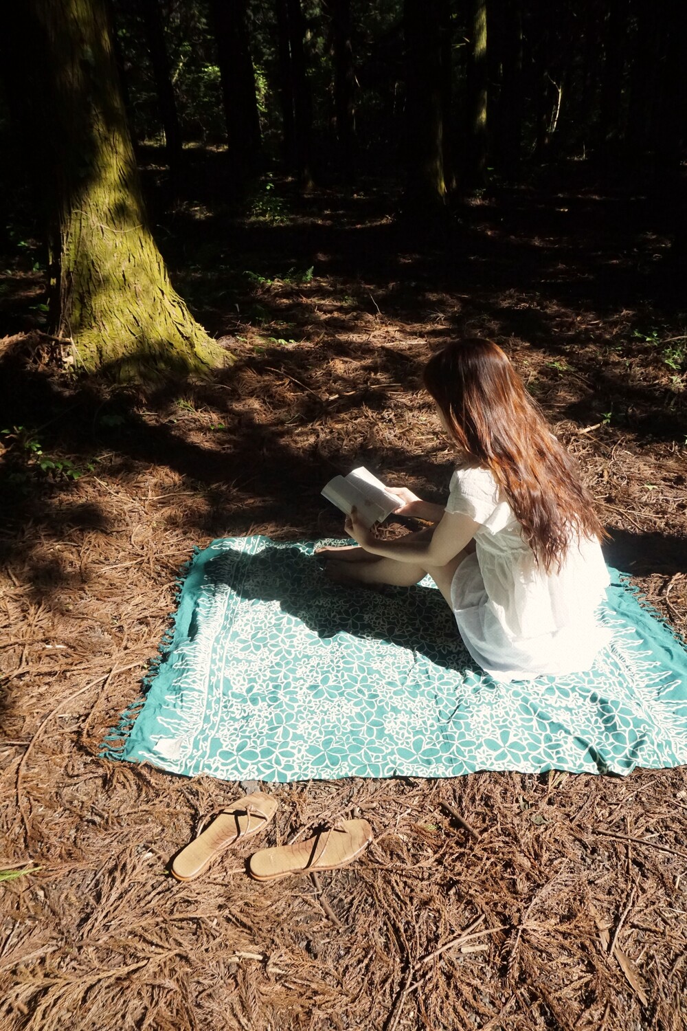 MOOD SARONG - CAMELLIA GREEN (B품)