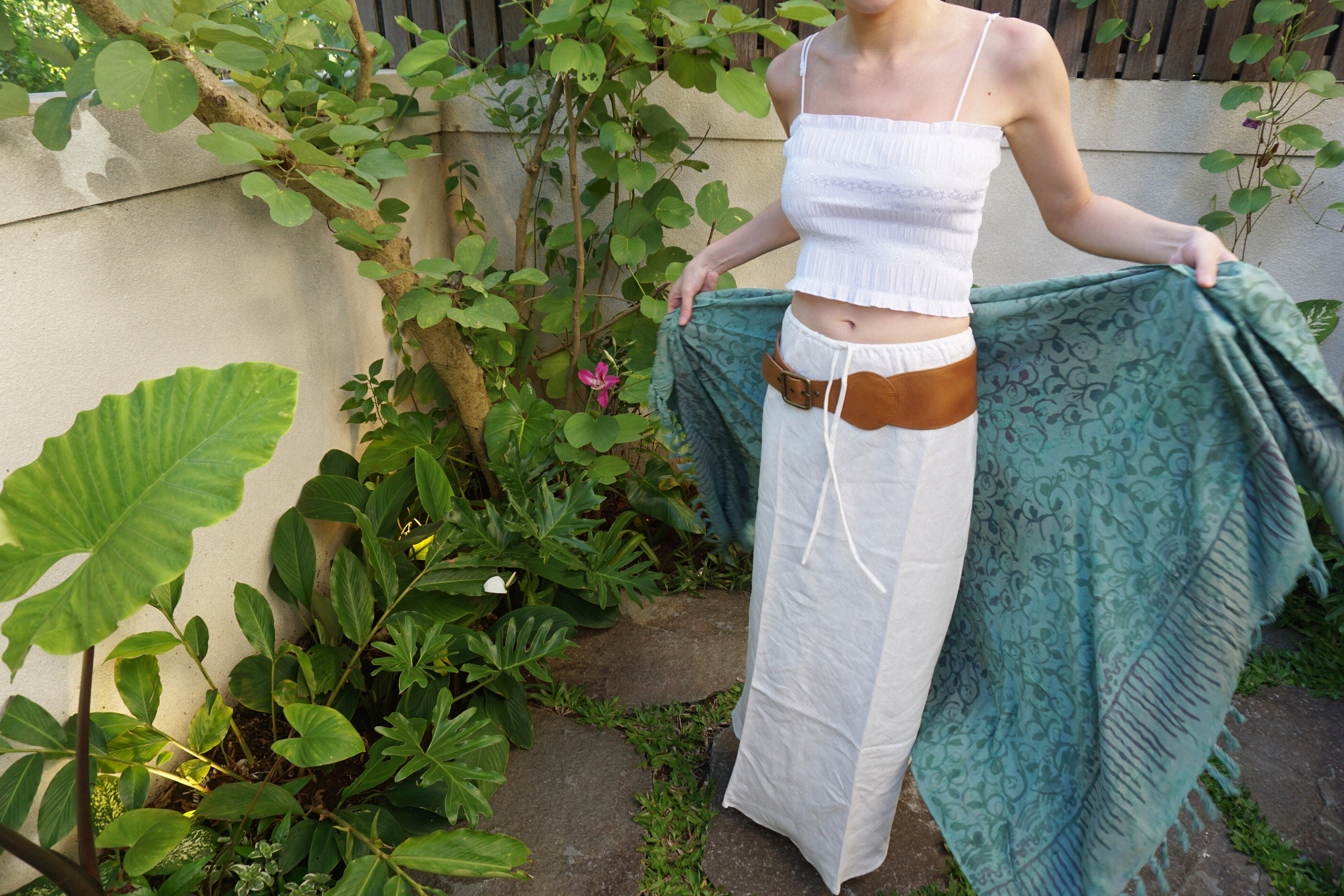 MOOD SARONG -GREEN BRACKEN