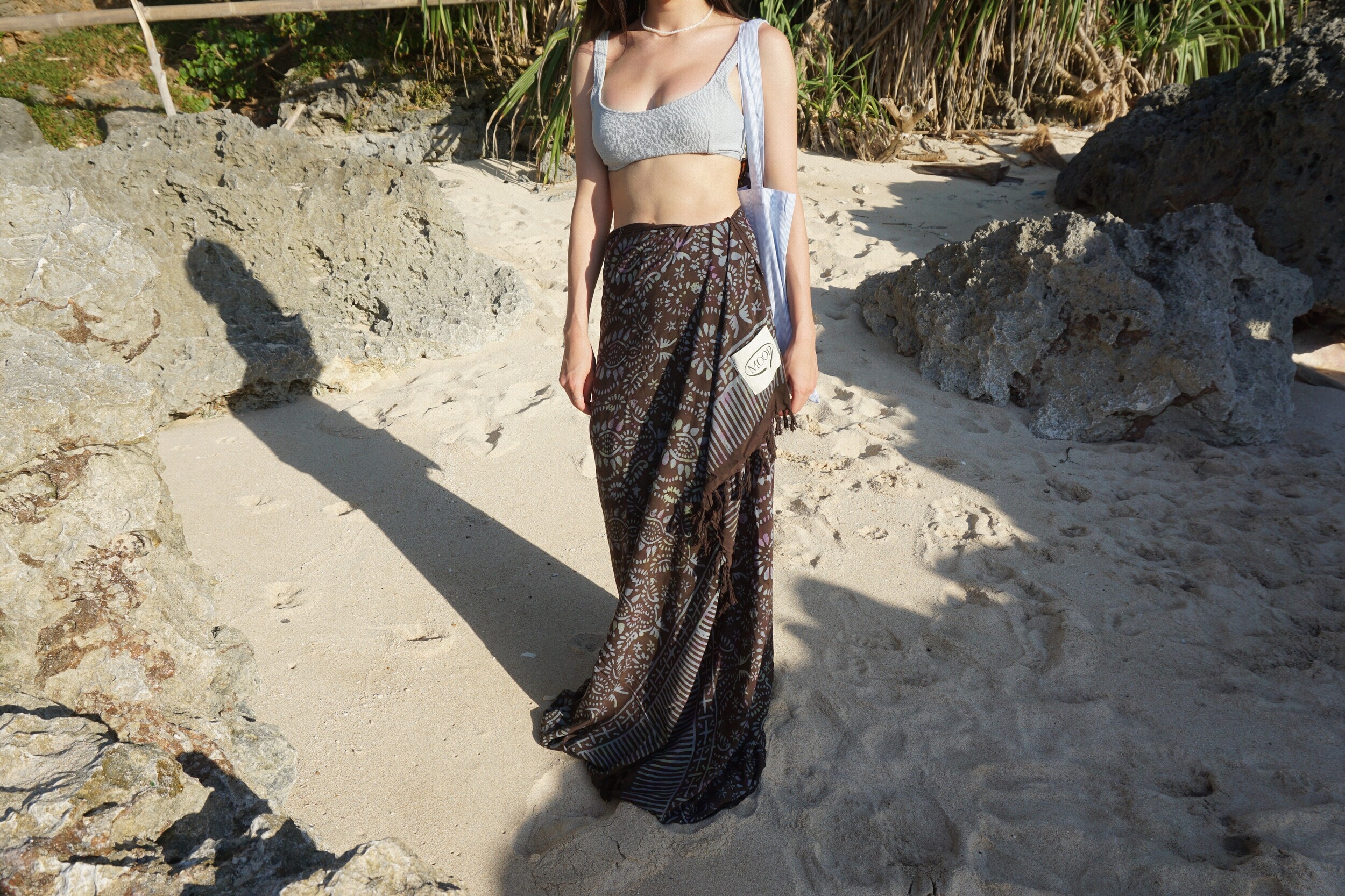 MOOD SARONG - ANTIQUE DARK BROWN (B품)
