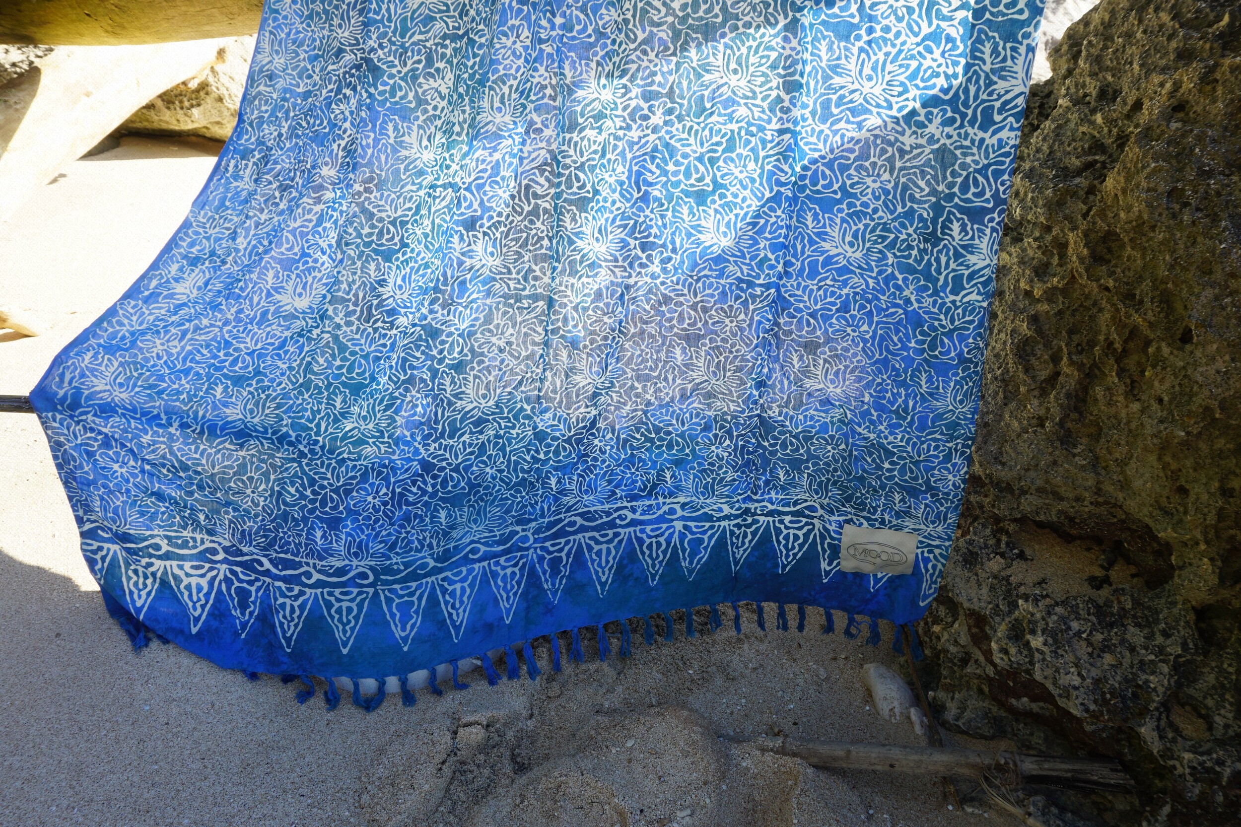 MOOD SARONG - HAWAIIAN BLUE FLOWER (B품)