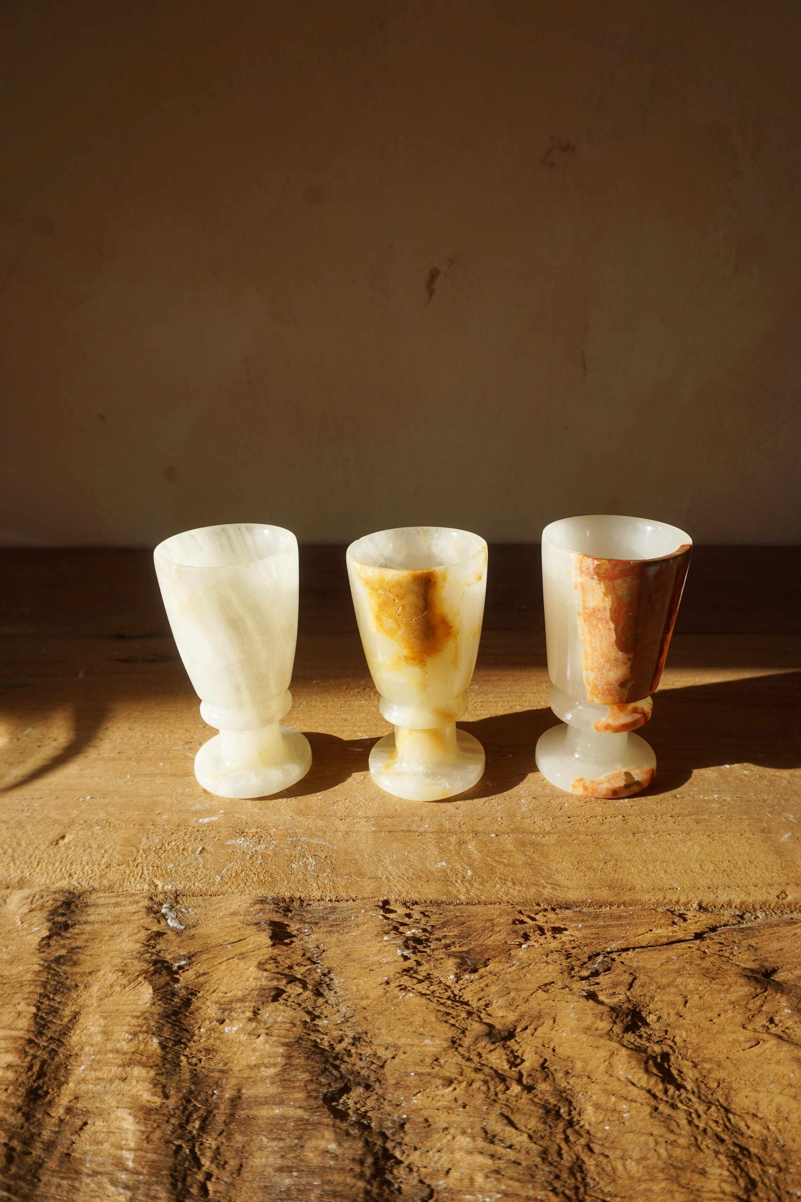 JADE CANDLE HOLDER & WISKY GLASS