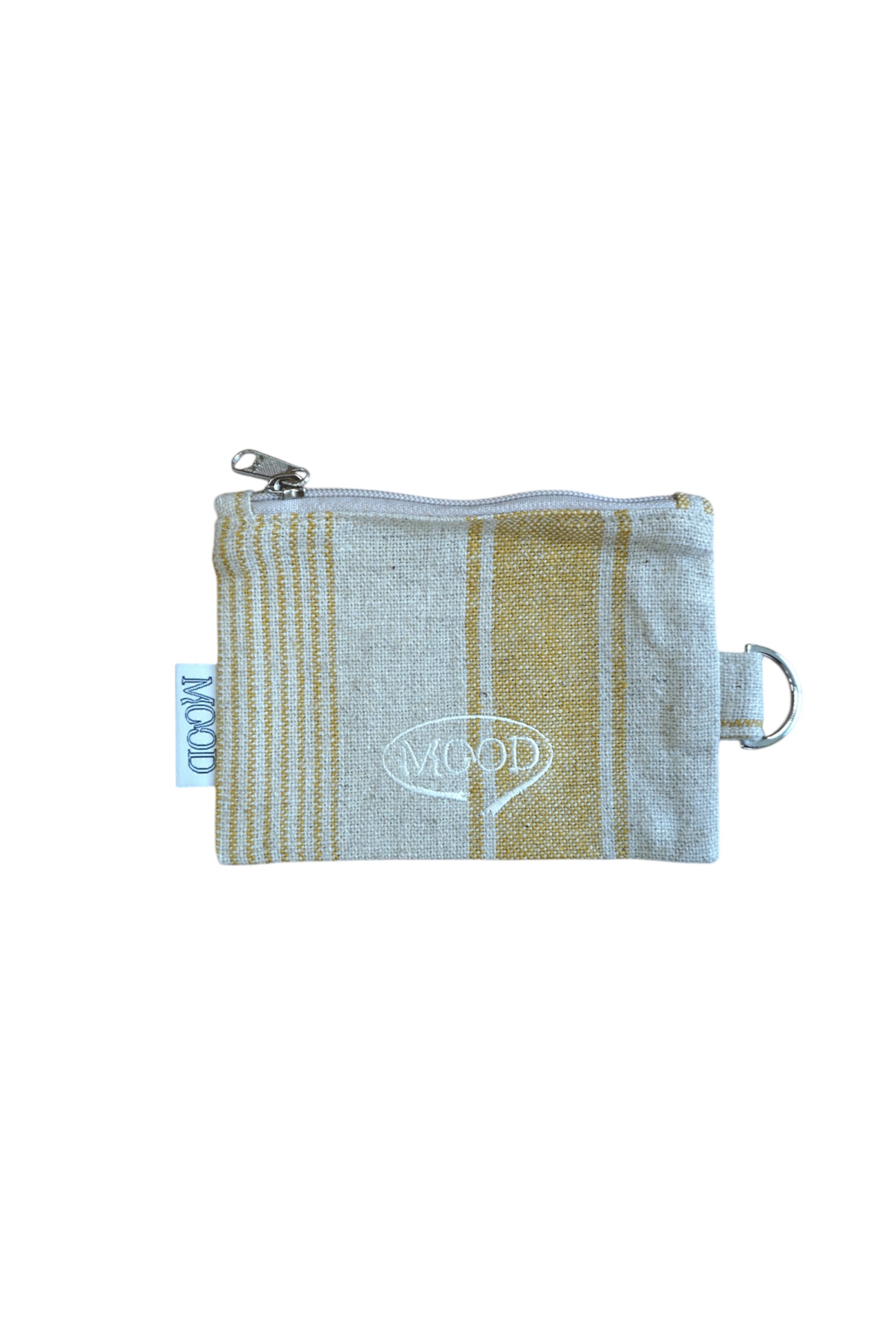 FABRIC CARD WALLET - HEMP LINNEN YELLOW