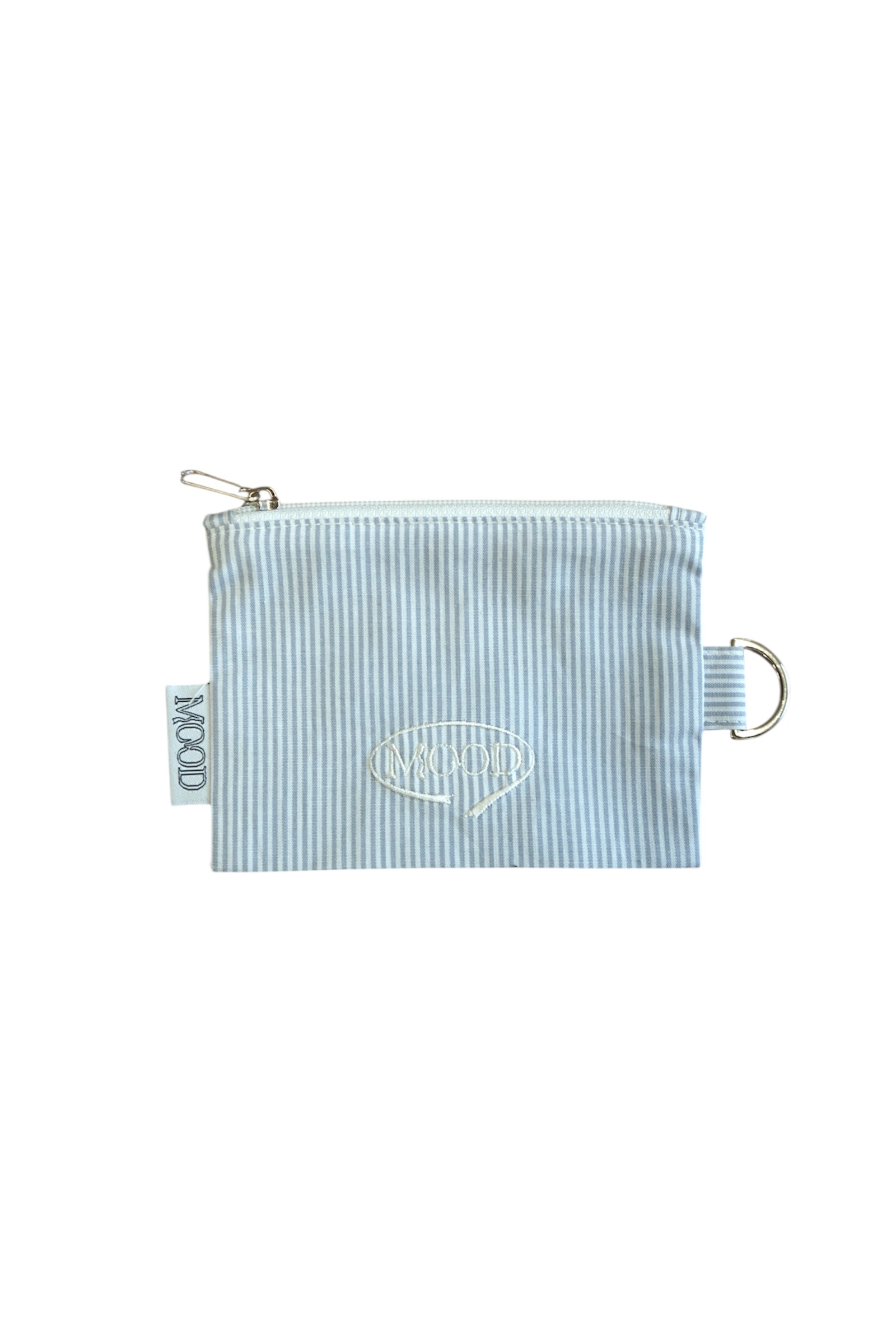 FABRIC CARD WALLET - BLUE STRIPE