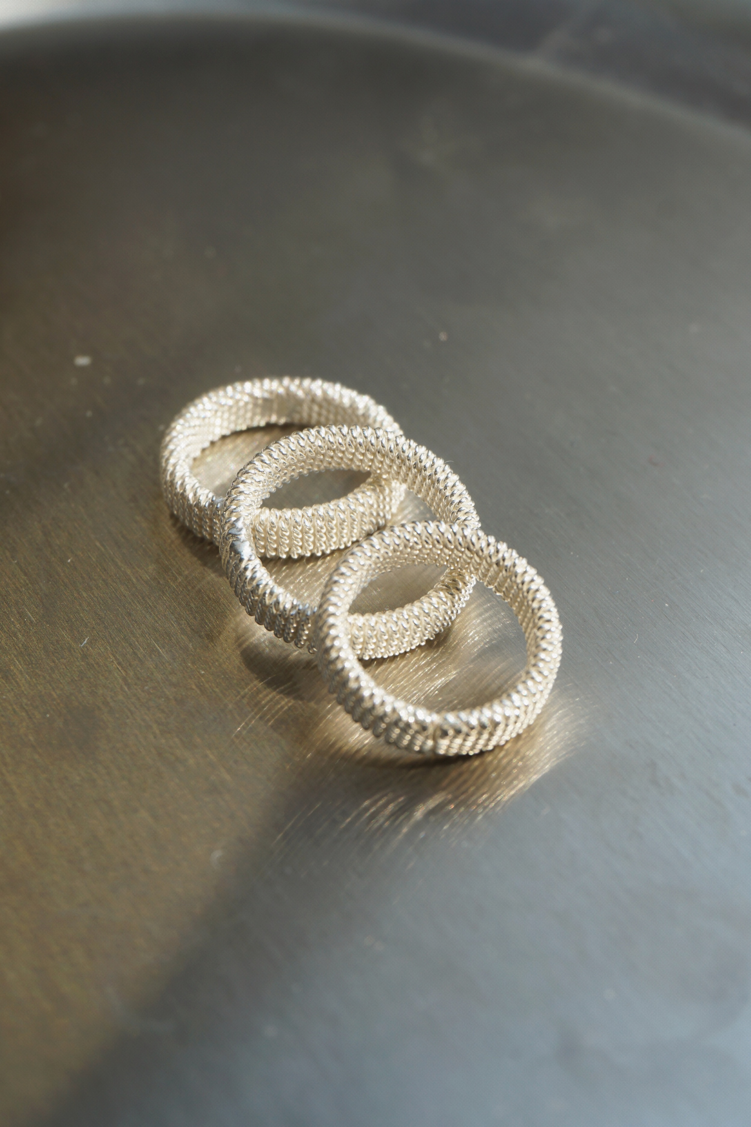 BOLD CHAIN SILVER RING