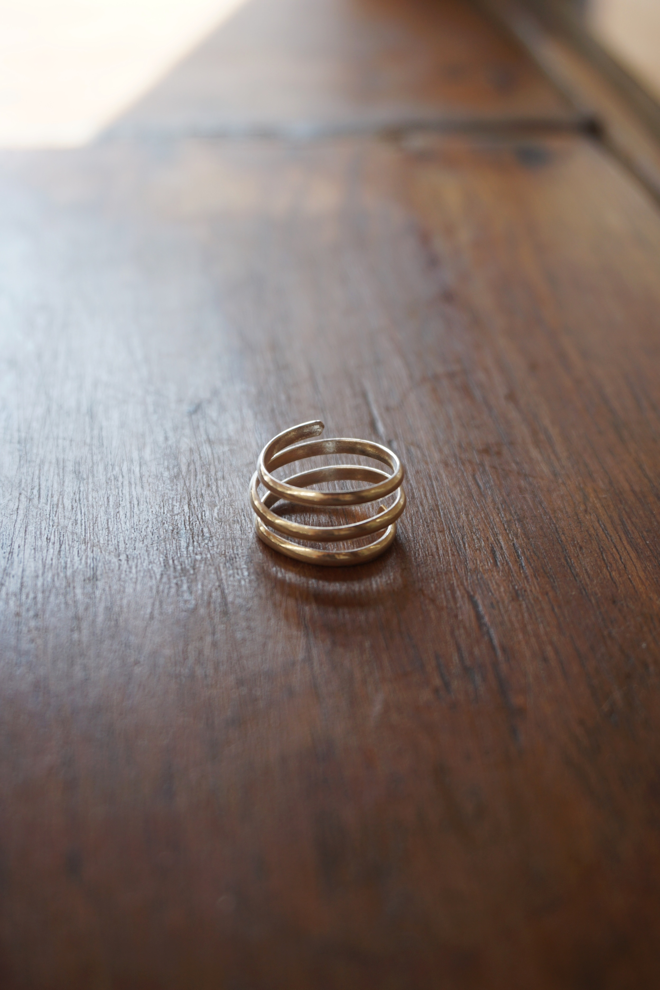 TOE SILVER RING-TORNADO