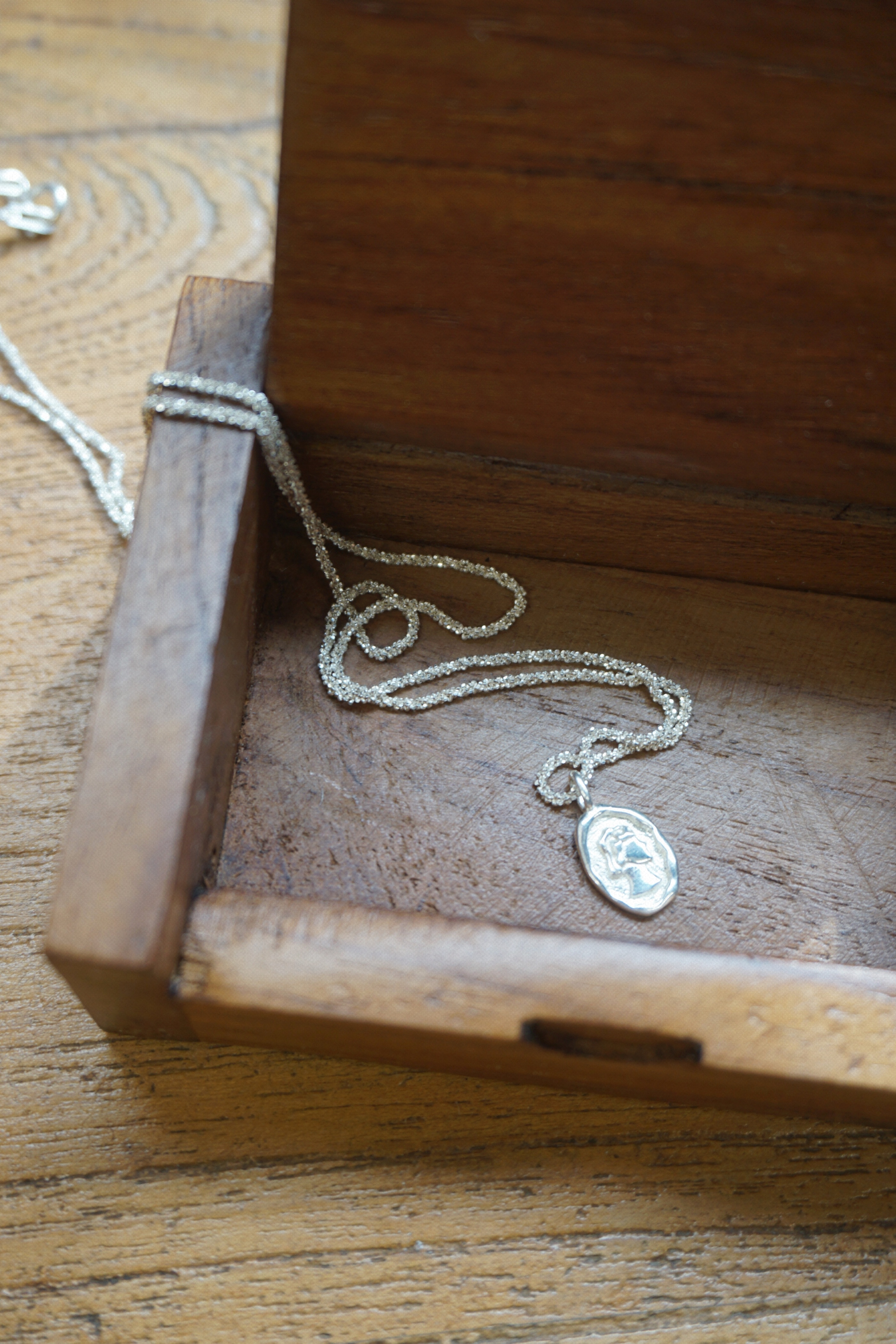 GREEK SILVER NECKLACE