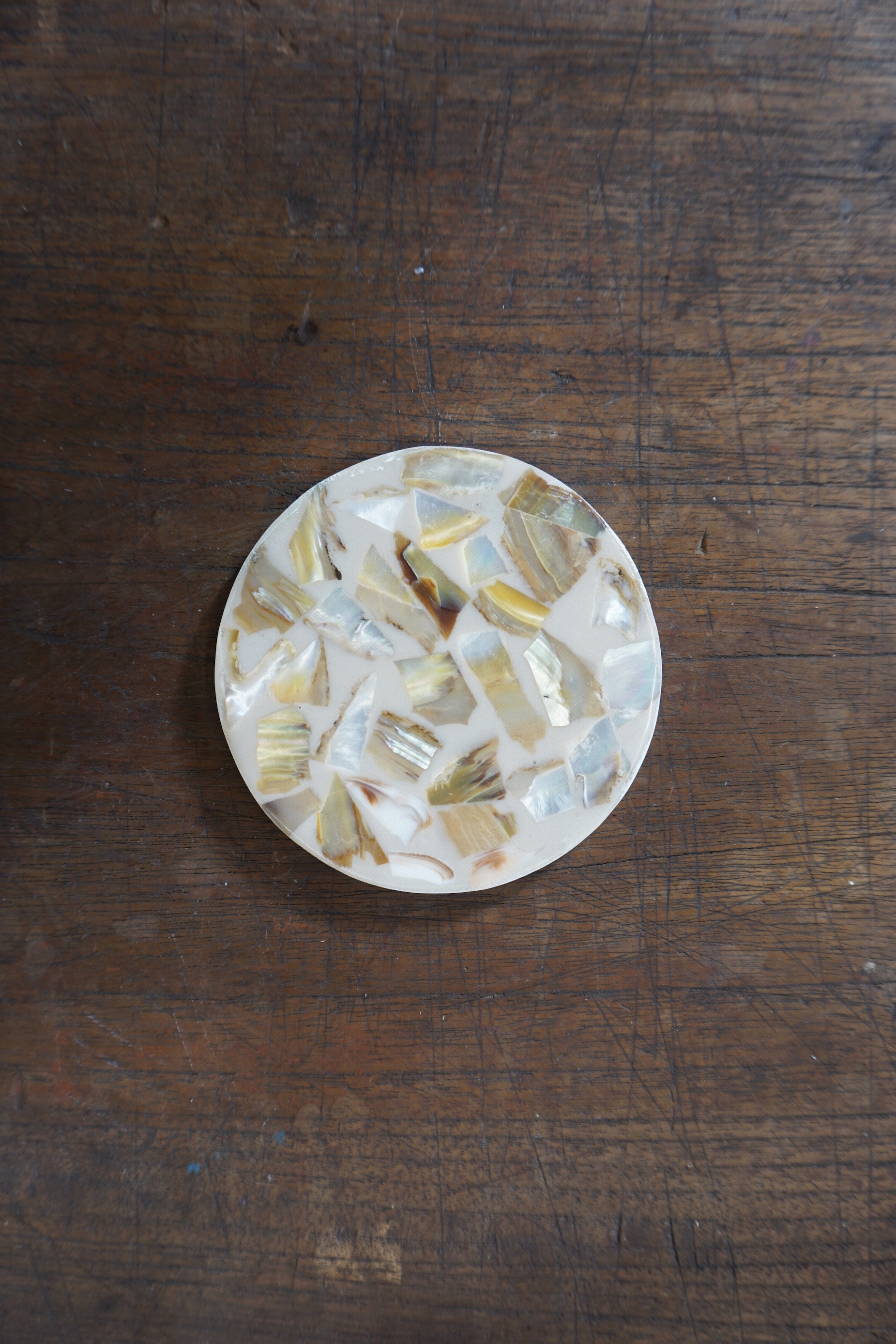 PREMIUM SHELL COASTER & CANDLE HOLDER