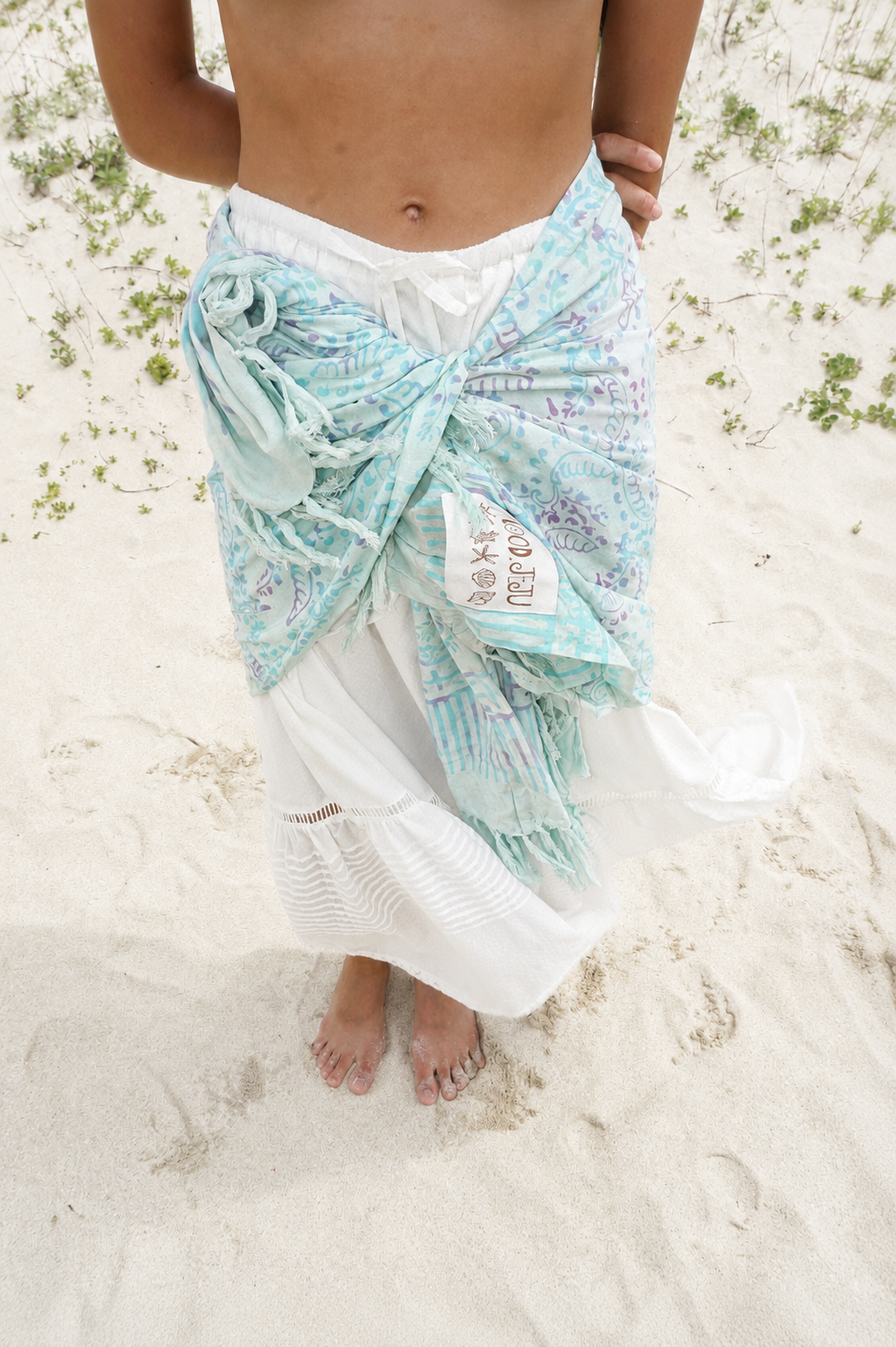 MOOD SARONG - BLUE WILD FERN