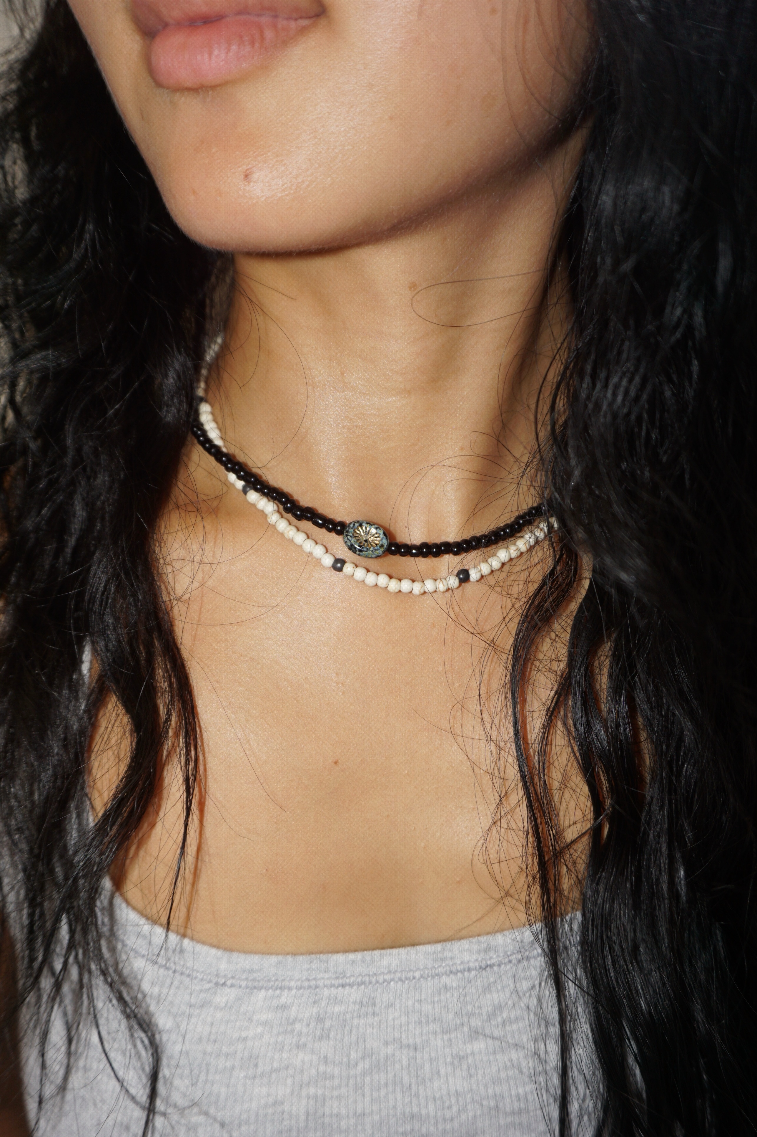 MOOD Antique Necklace – Black
