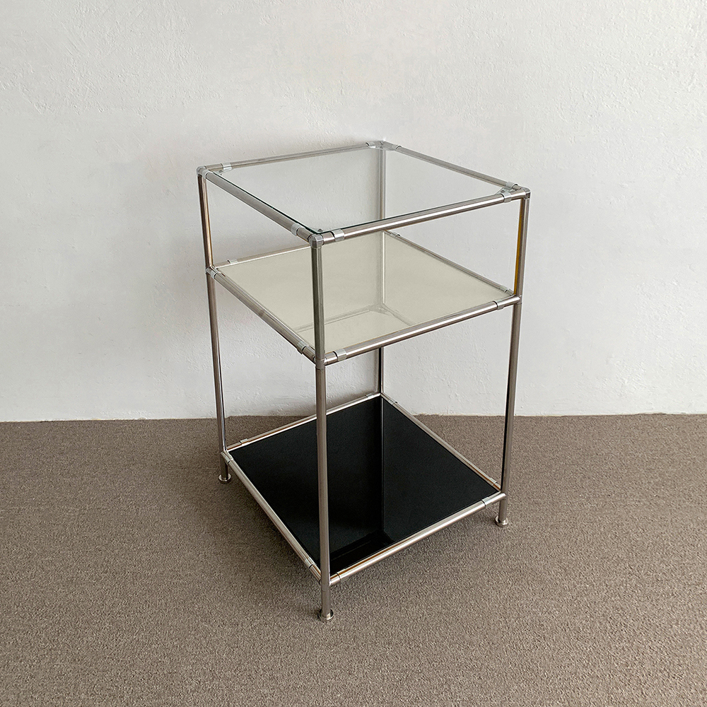 [Seller] 오그레 스테인레스 모듈 가구 하이 큐브 사이드 테이블