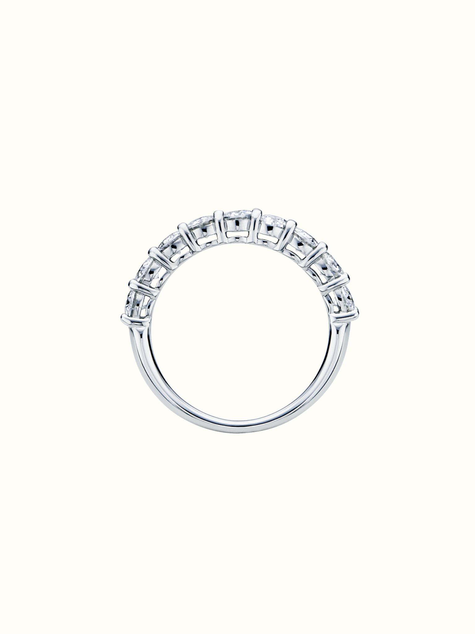 라운드컷 레이어드 반지 1부 (3mm)