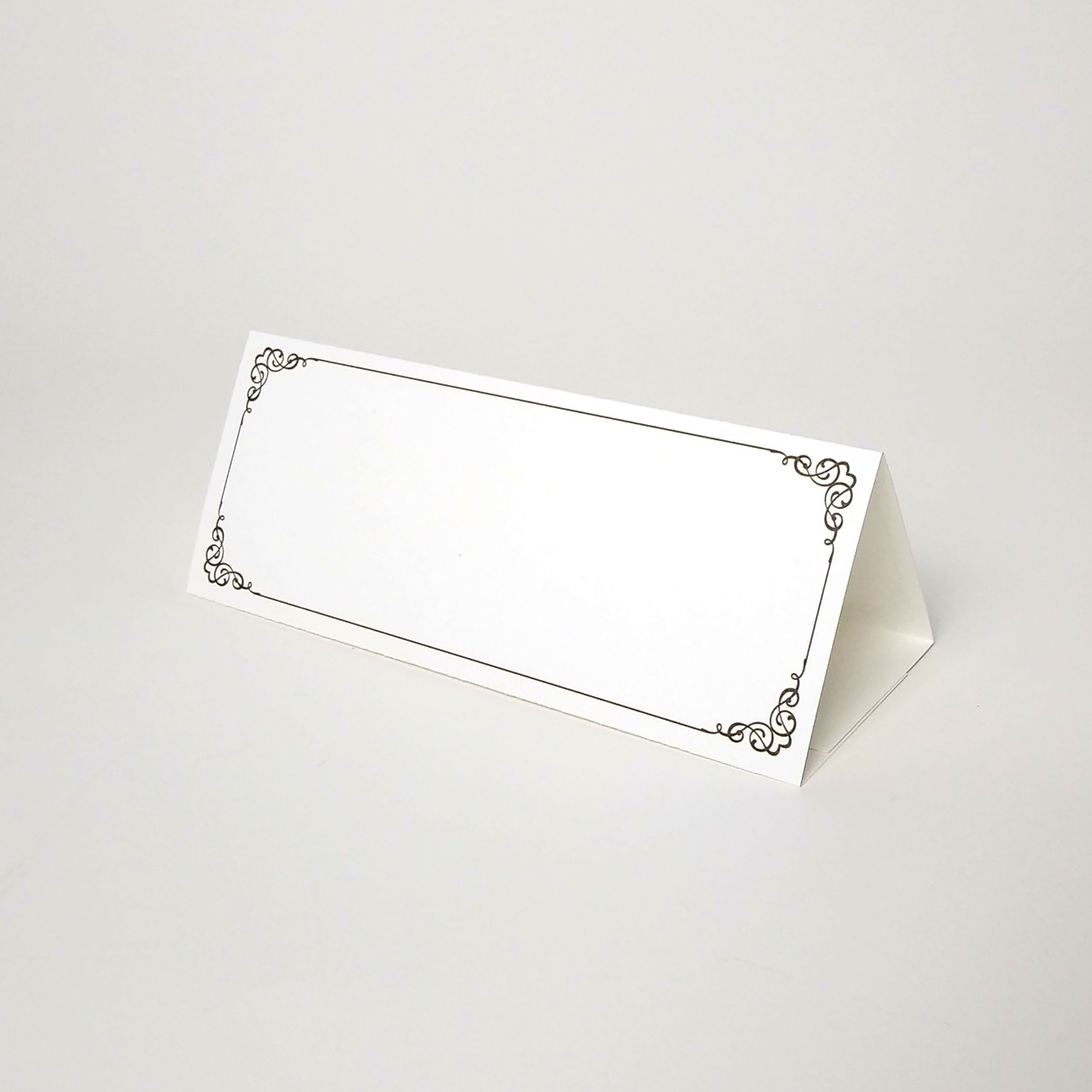 문양테두리장식 삼각종이명패 A5(30장) A5-P-01