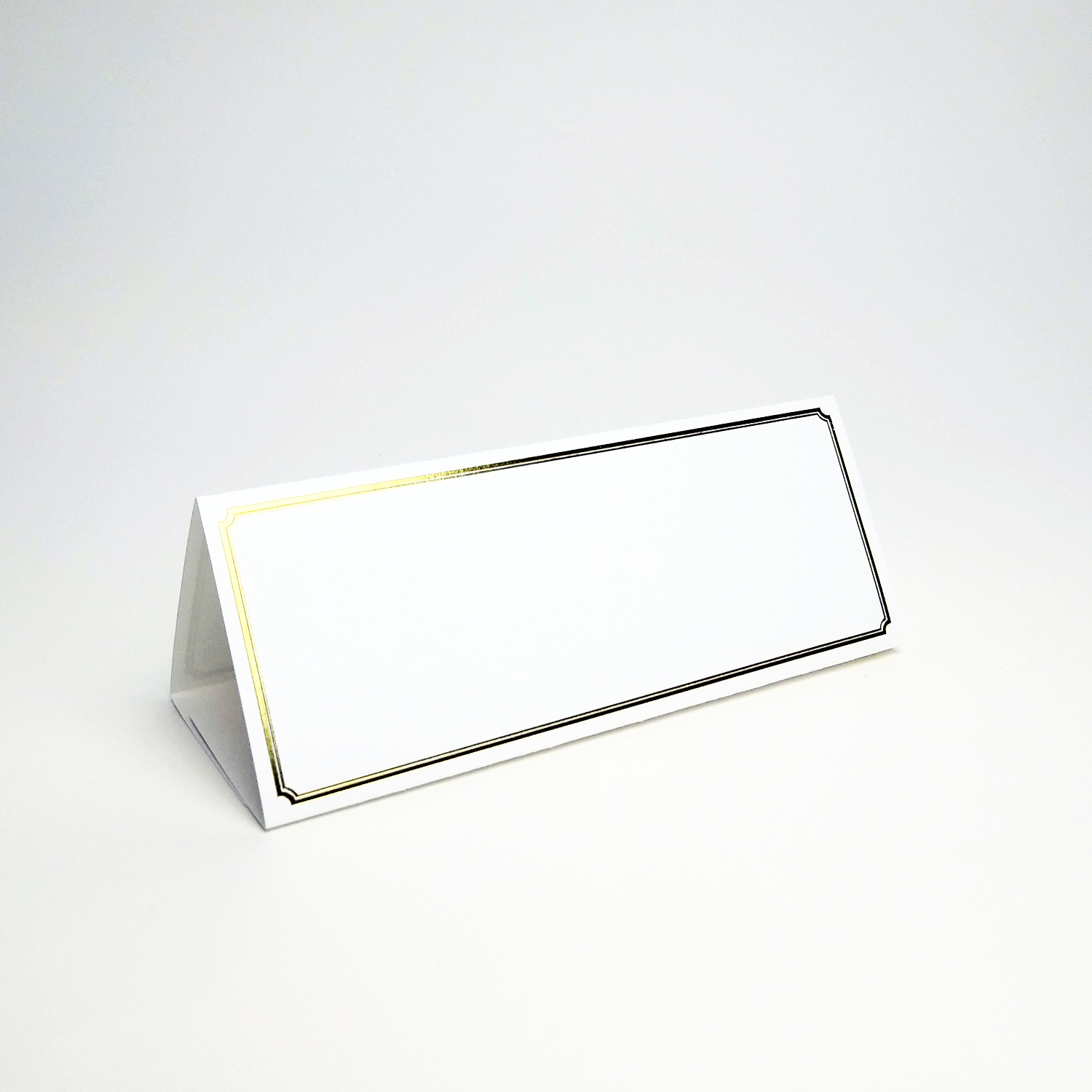 금박테두리장식 삼각종이명패 A5(30장) A5-G-01