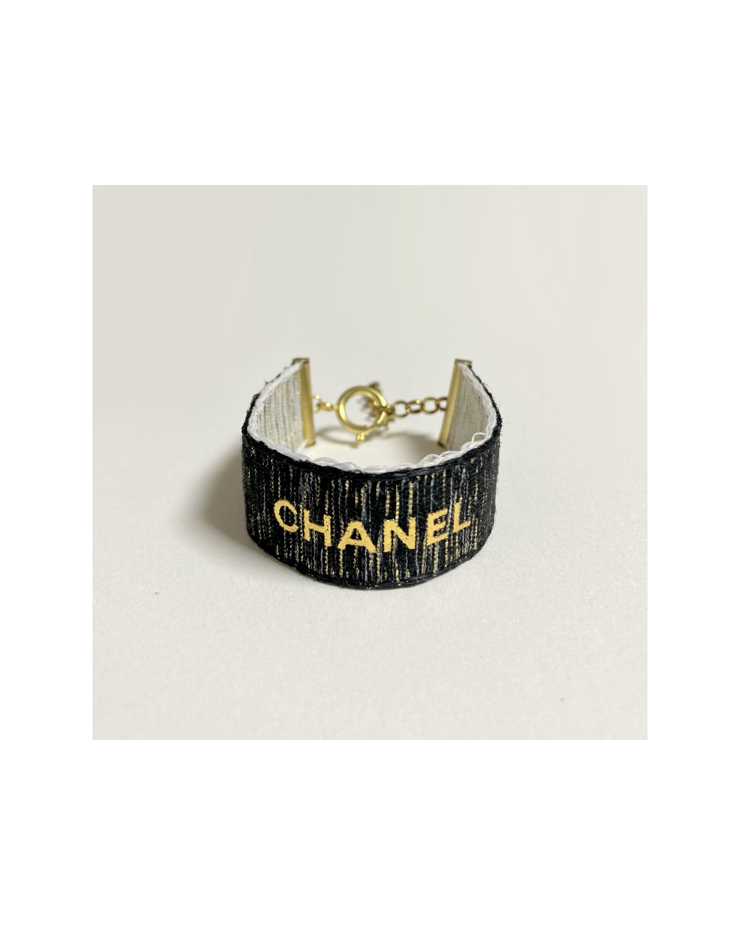 CHANEL ribbon double-sided bracelet no.1