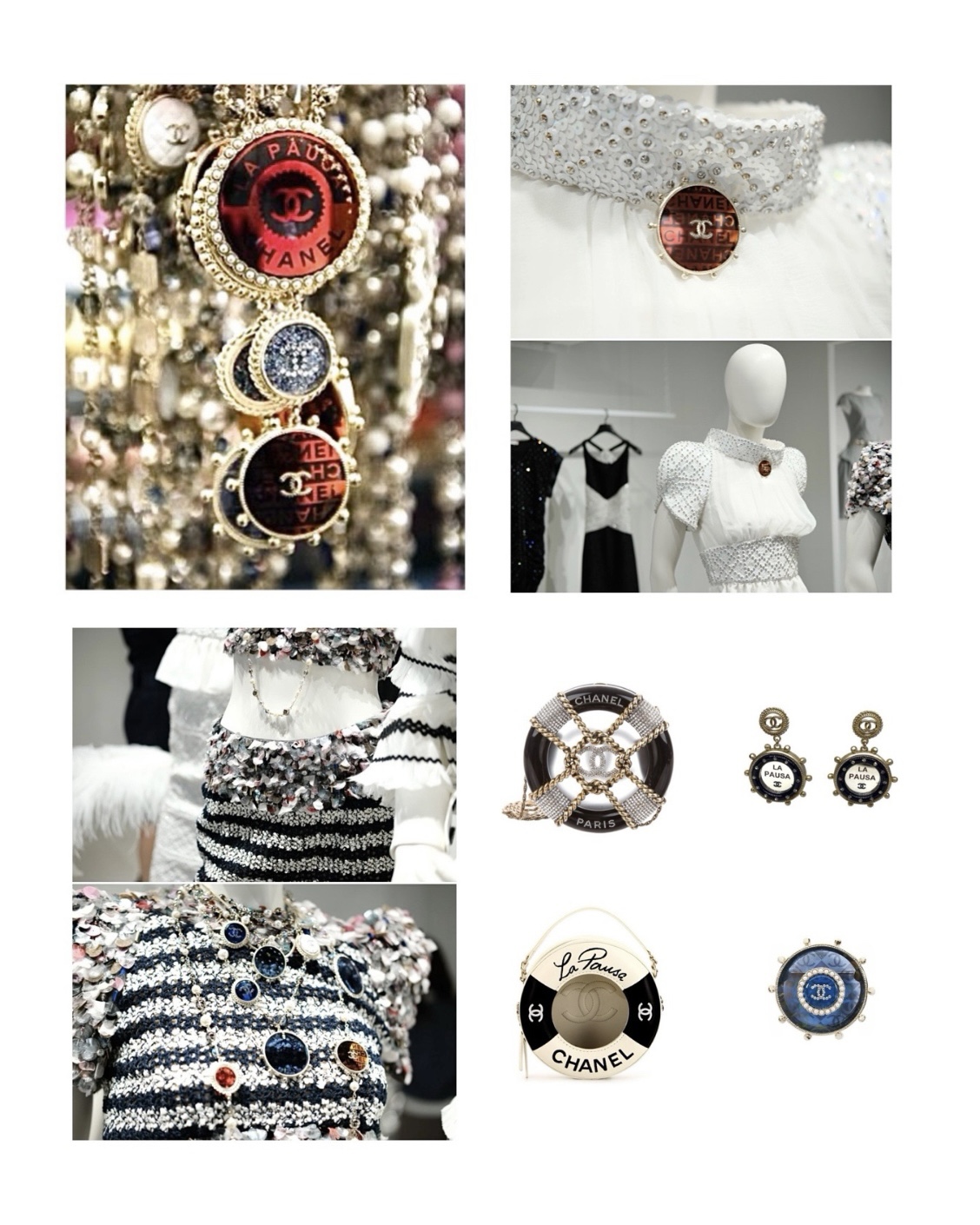 CHANEL 2018/19 LA PAUSA Cruise collection brooch